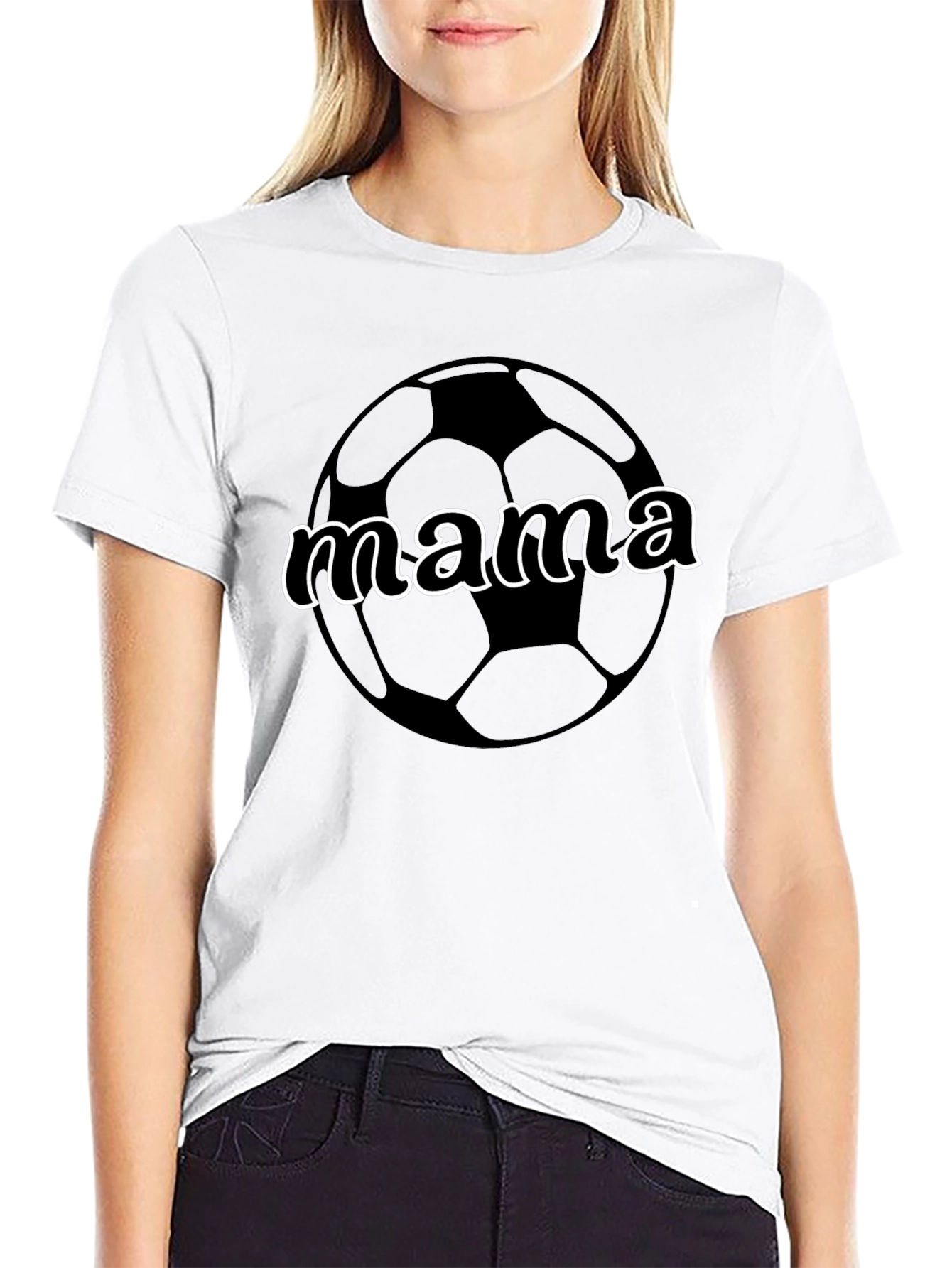 Soccer Mama Graphic Tee - Sporty Mom T-Shirt