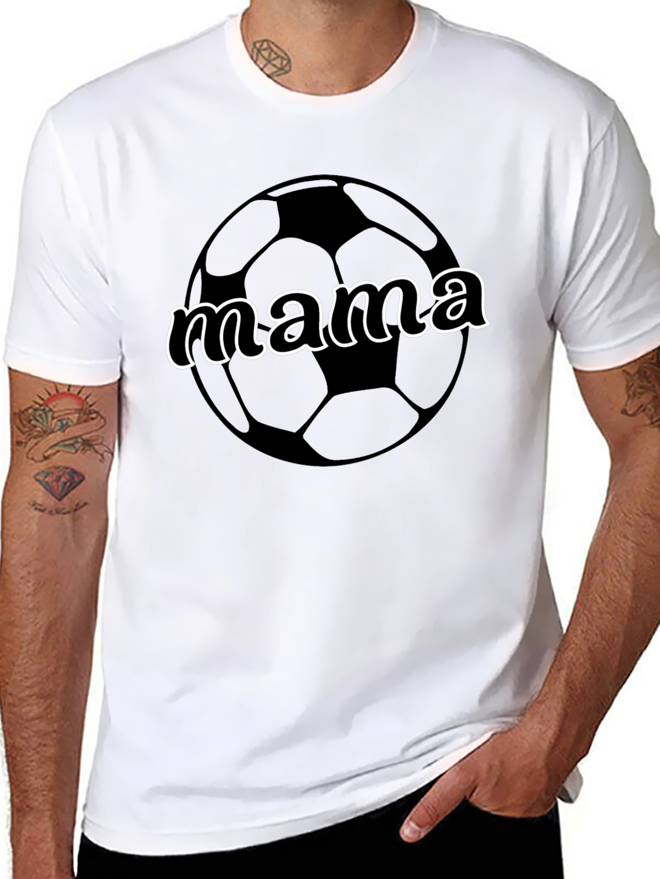Soccer Mama Graphic Tee - Sporty Mom T-Shirt
