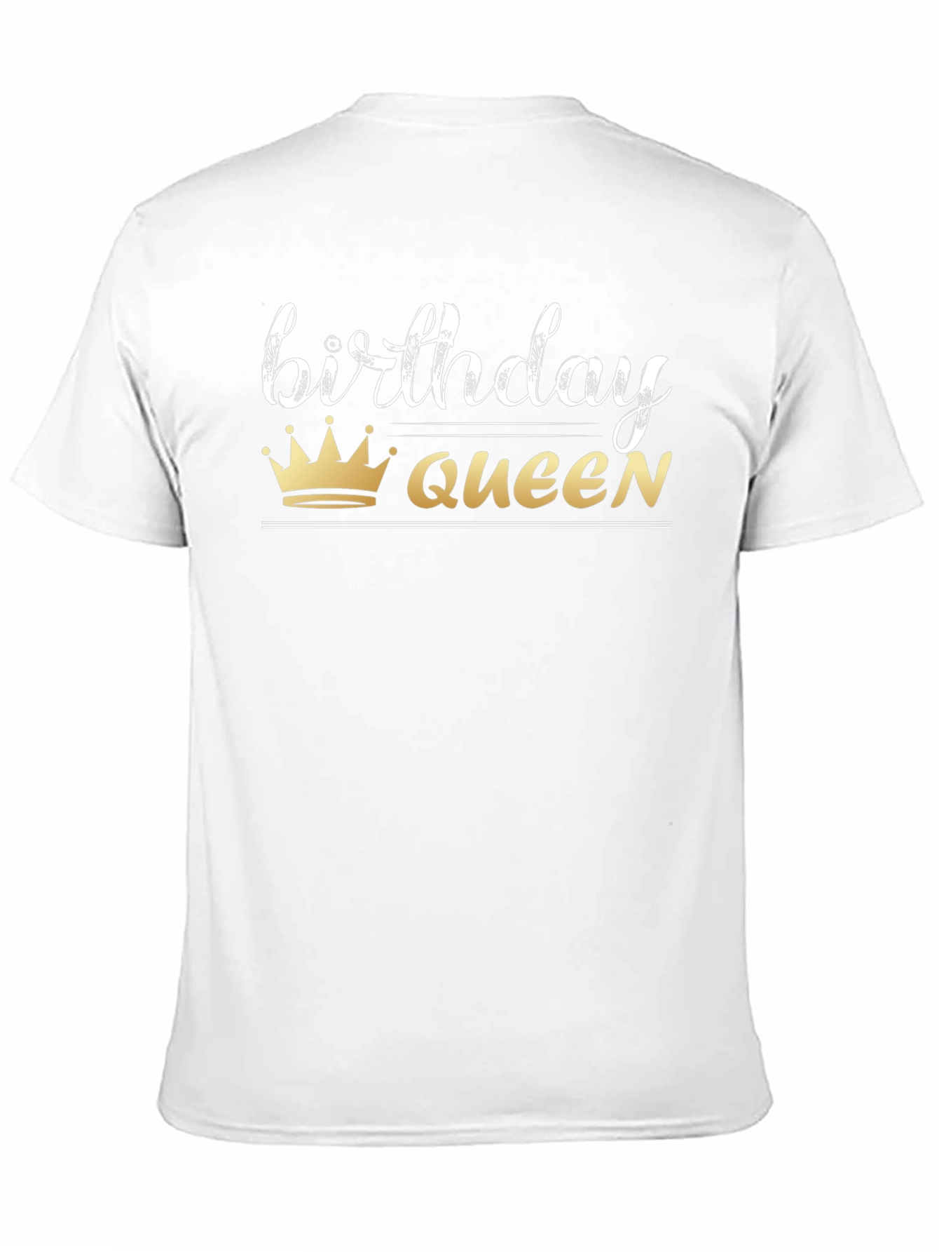 Birthday Queen Black T-Shirt