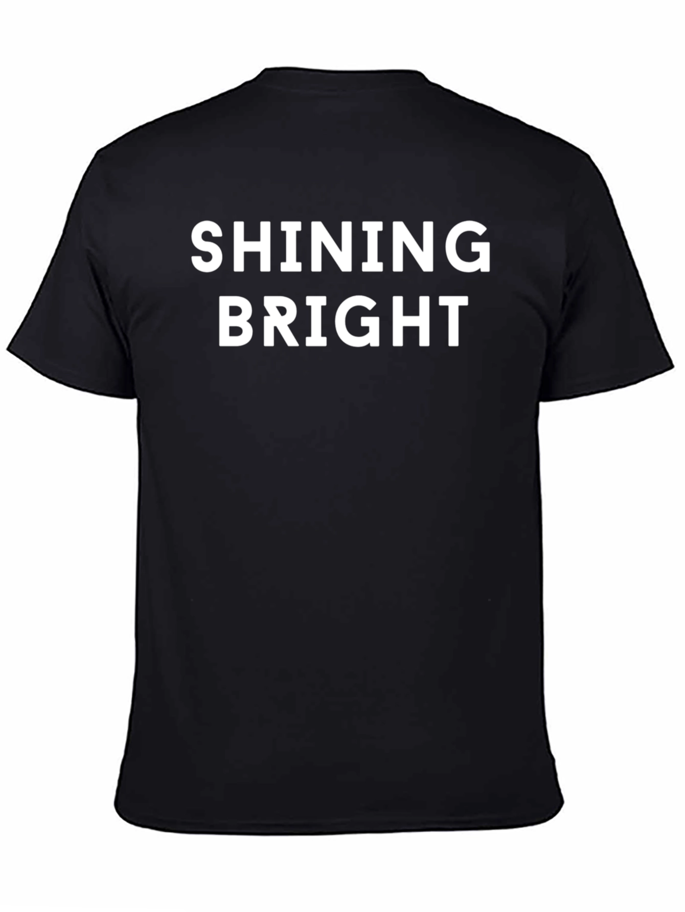Shining Bright Black Graphic Tee