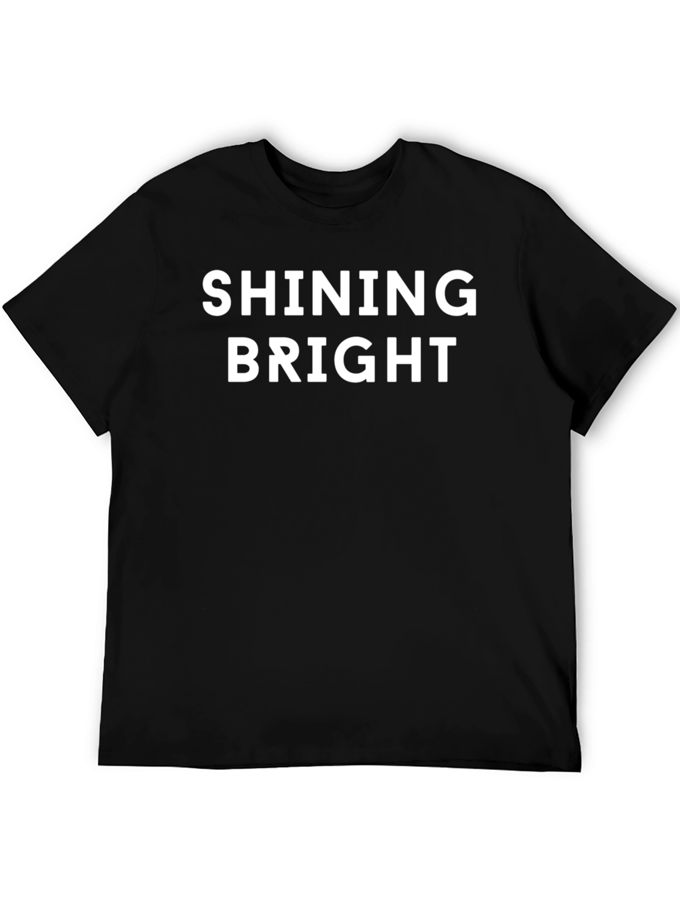 Shining Bright Black Graphic Tee