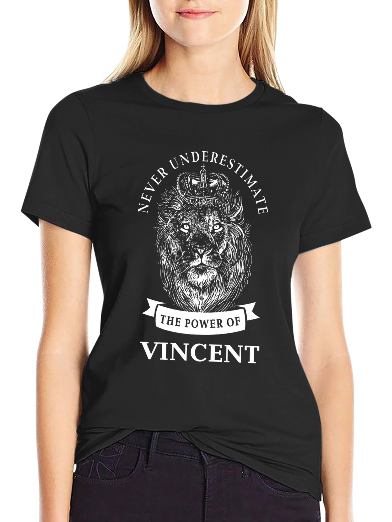 Never Underestimate Vincent Lion Graphic Tee