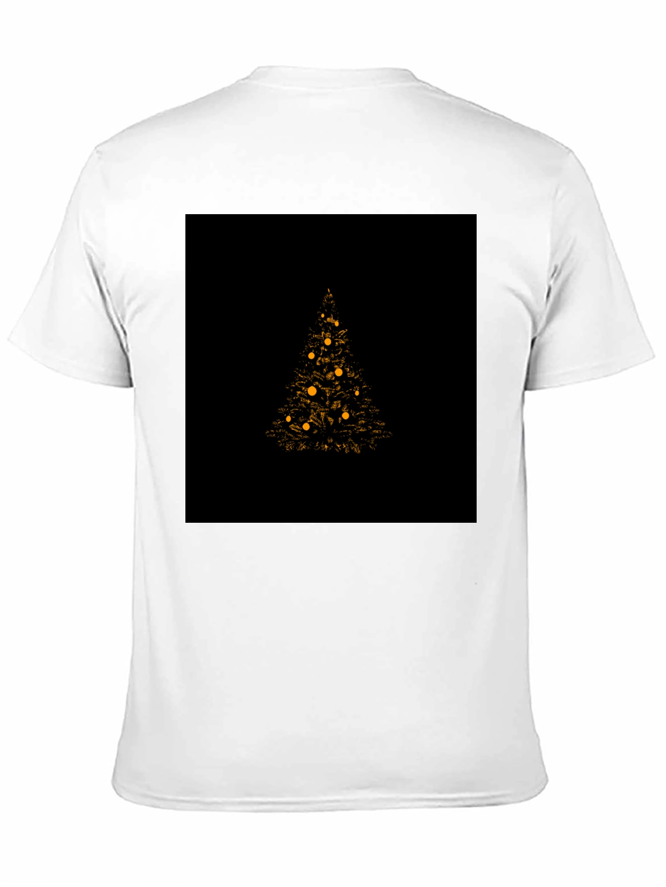 Christmas Tree Graphic Tee - Black