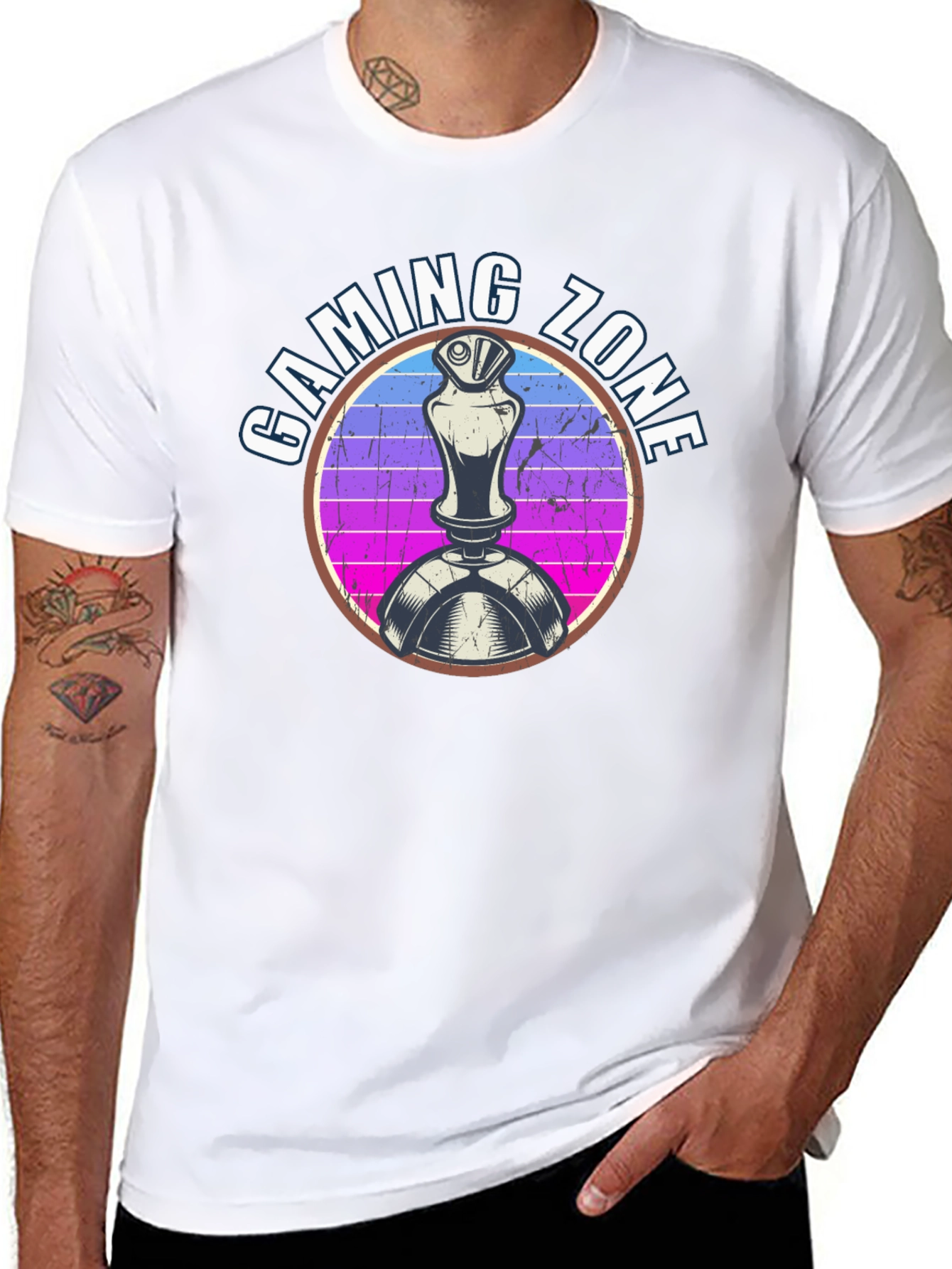 Gaming Zone T-Shirt - Chess Piece Design