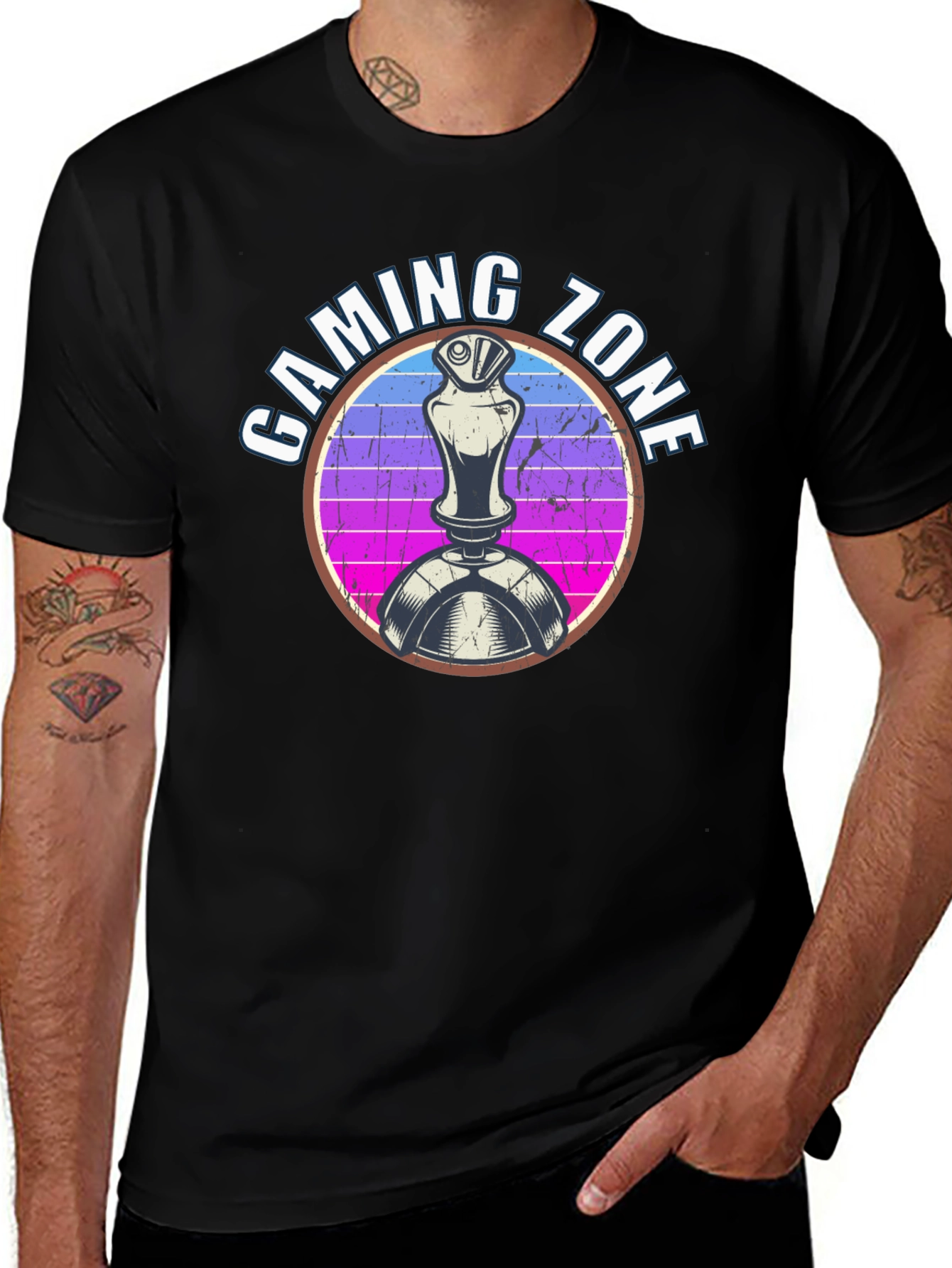 Gaming Zone T-Shirt - Chess Piece Design
