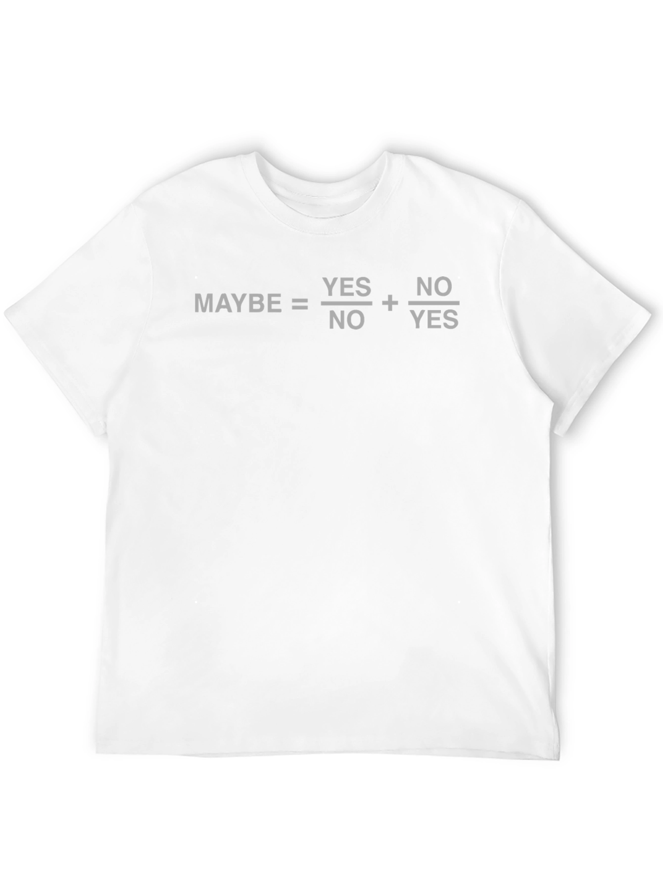 Maybe Math T-Shirt - Funny Equation Tee