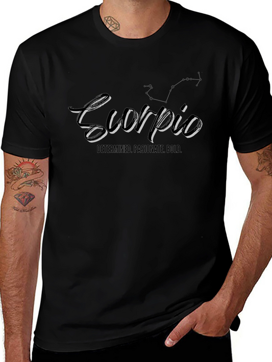 Scorpio Zodiac Graphic Tee - Astrology Inspired Design