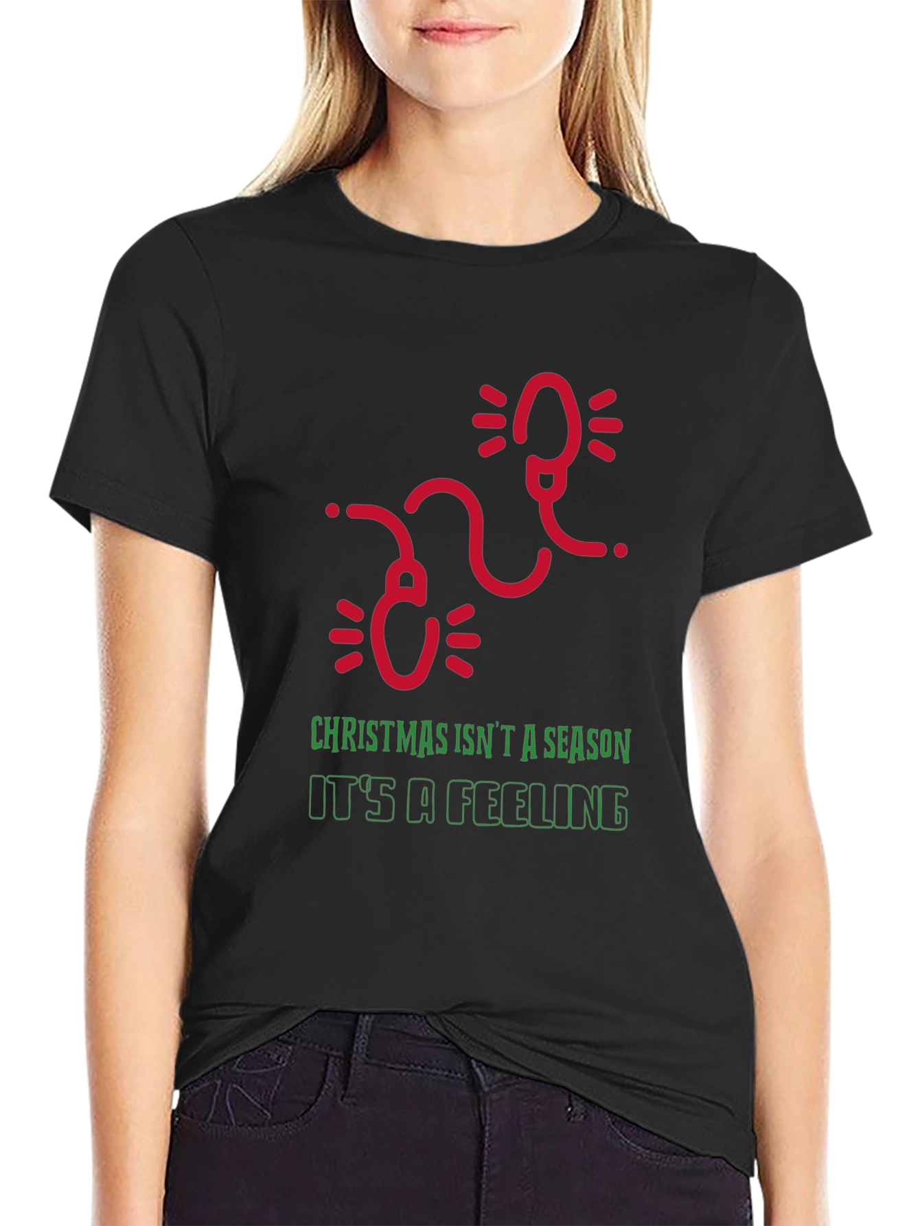 Festive Christmas Feeling Graphic Tee