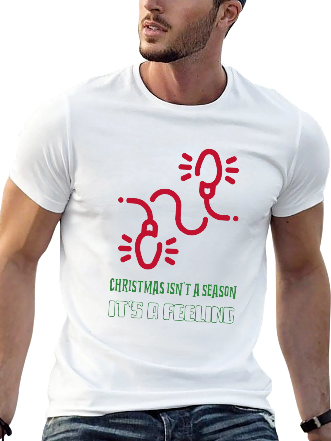Festive Christmas Feeling Graphic Tee