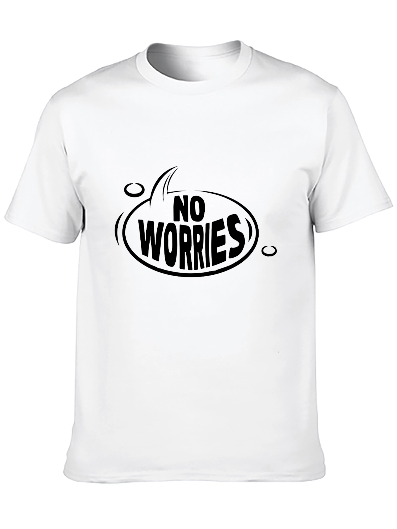 No Worries Graphic Tee - Casual Comfort