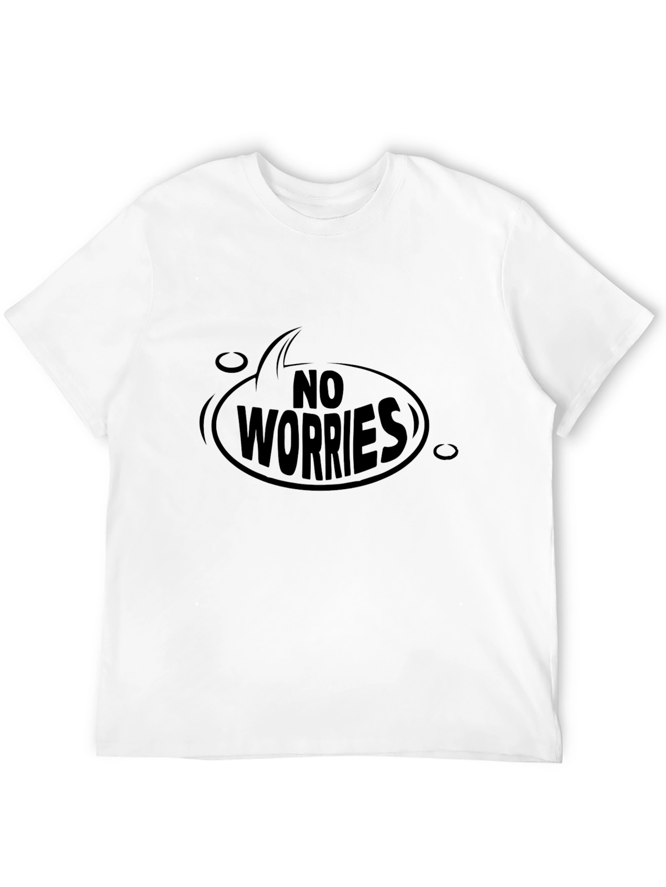 No Worries Graphic Tee - Casual Comfort