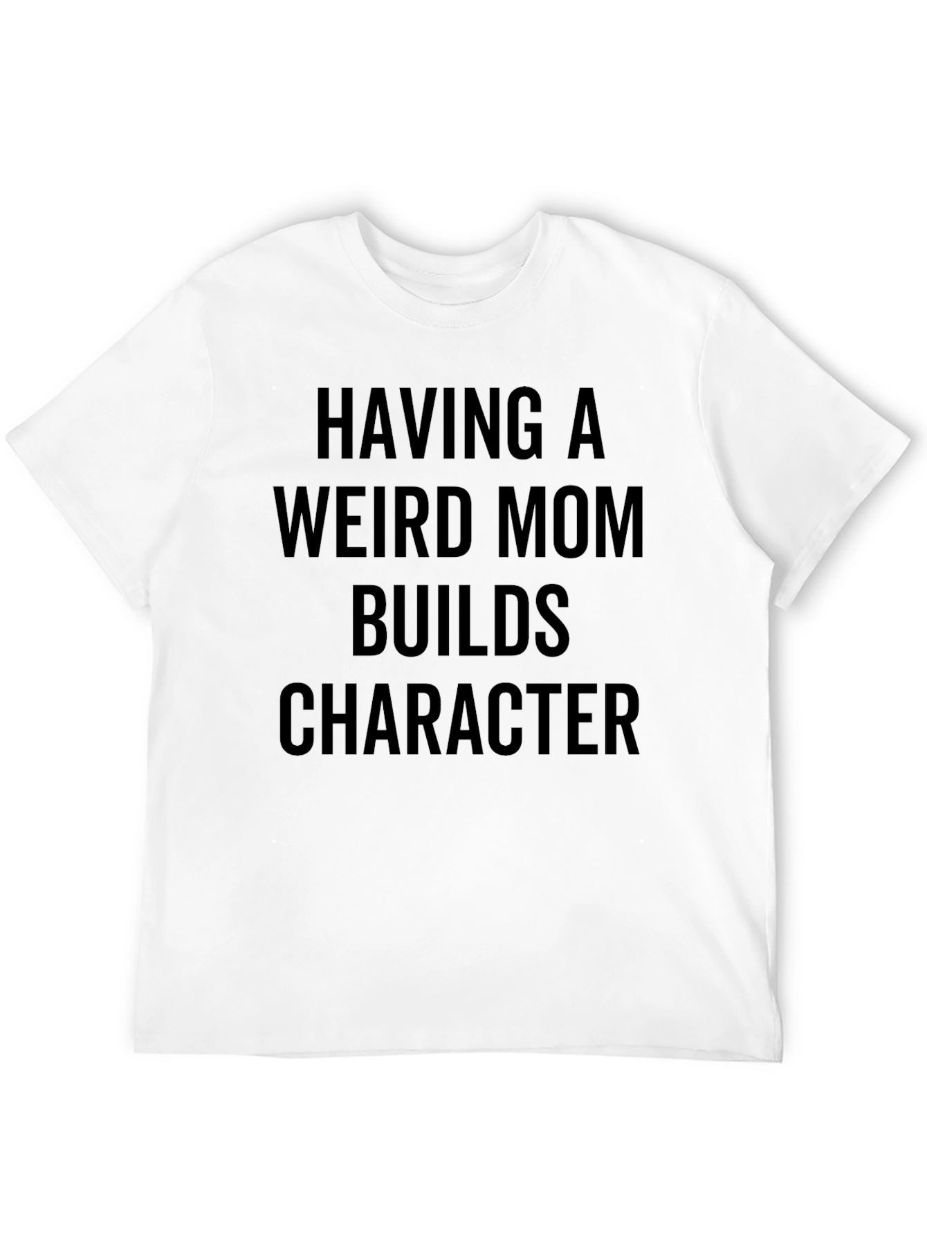 Funny Weird Mom Graphic Print Tee