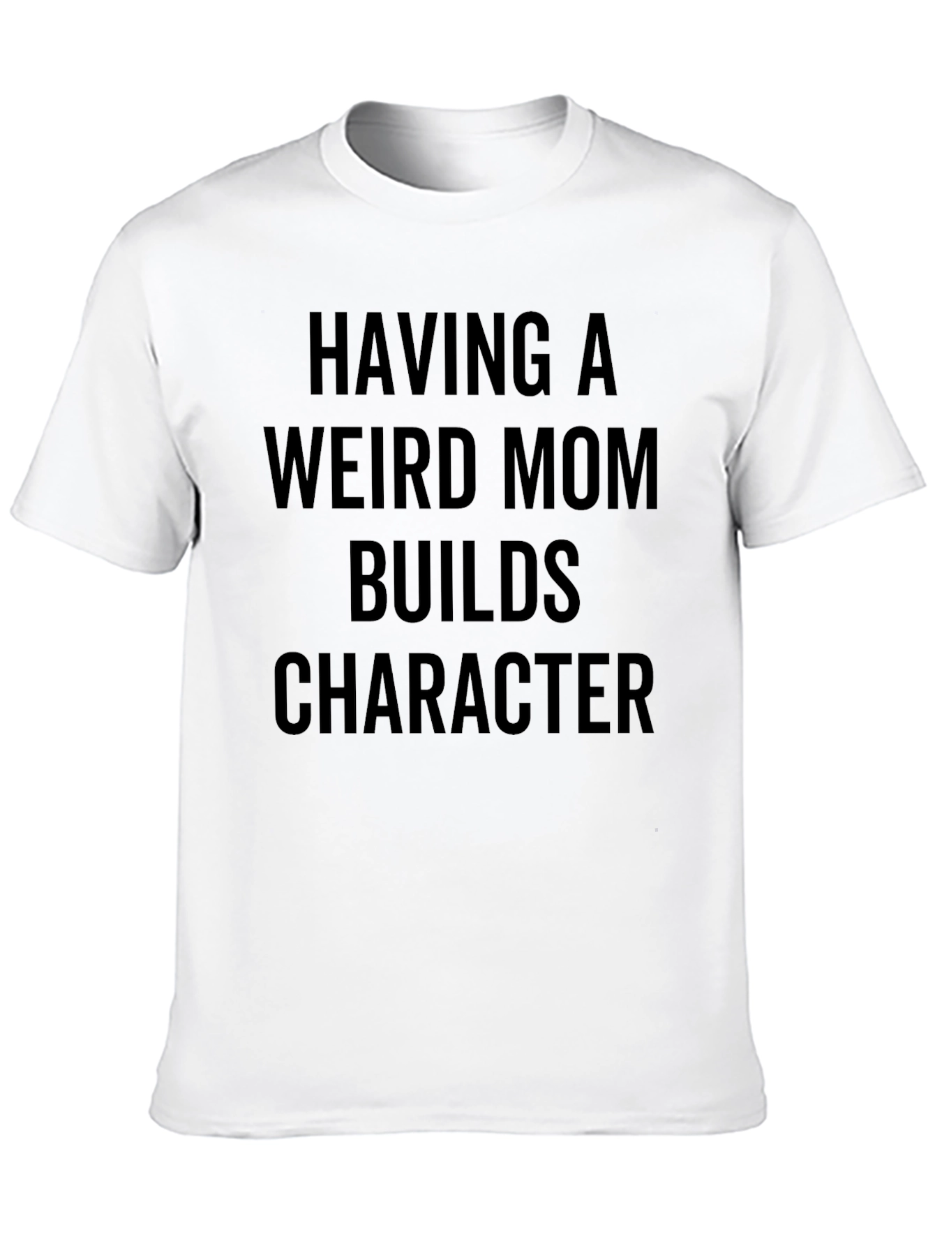 Funny Weird Mom Graphic Print Tee