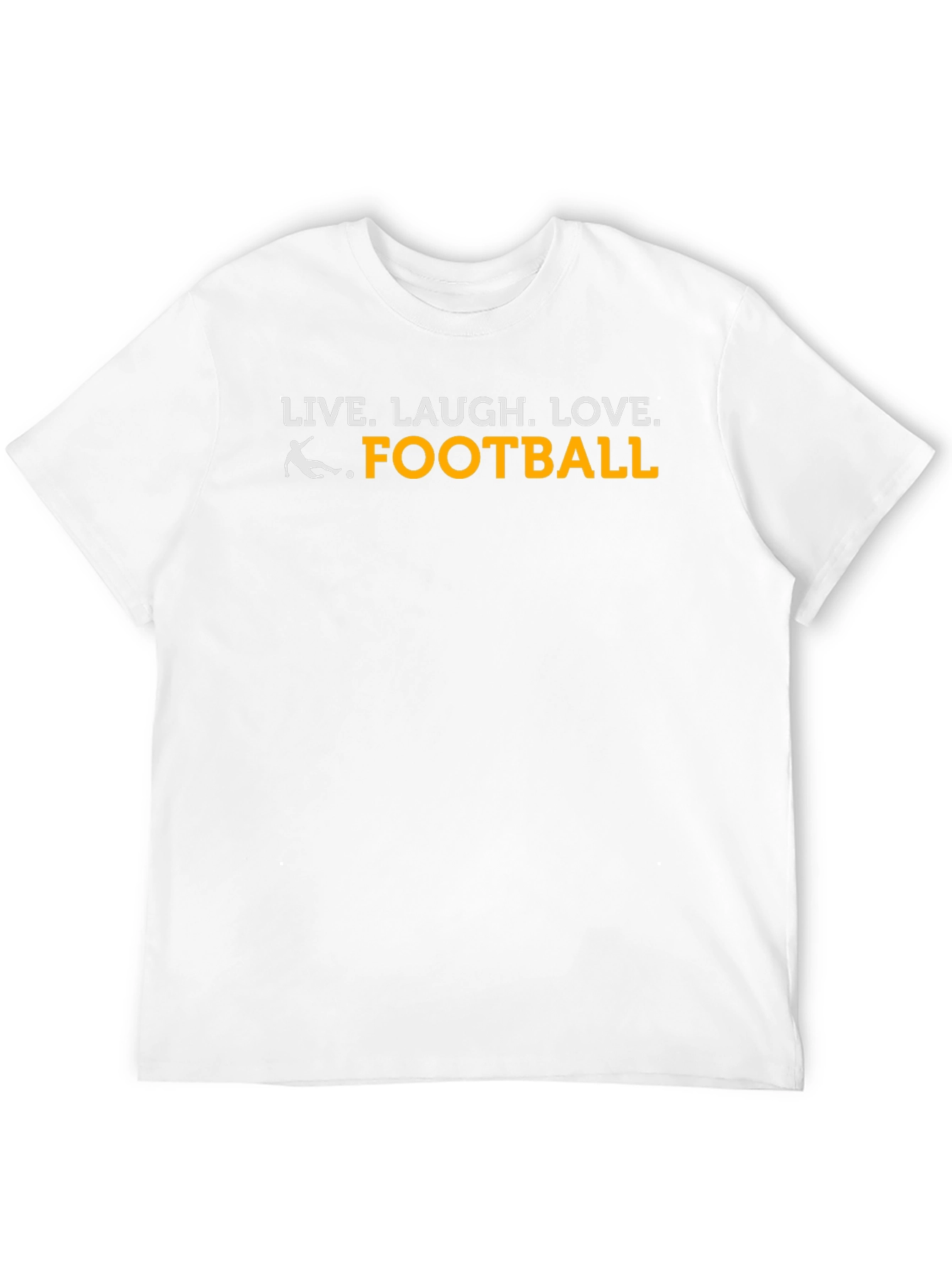 Live Laugh Love Football T-Shirt