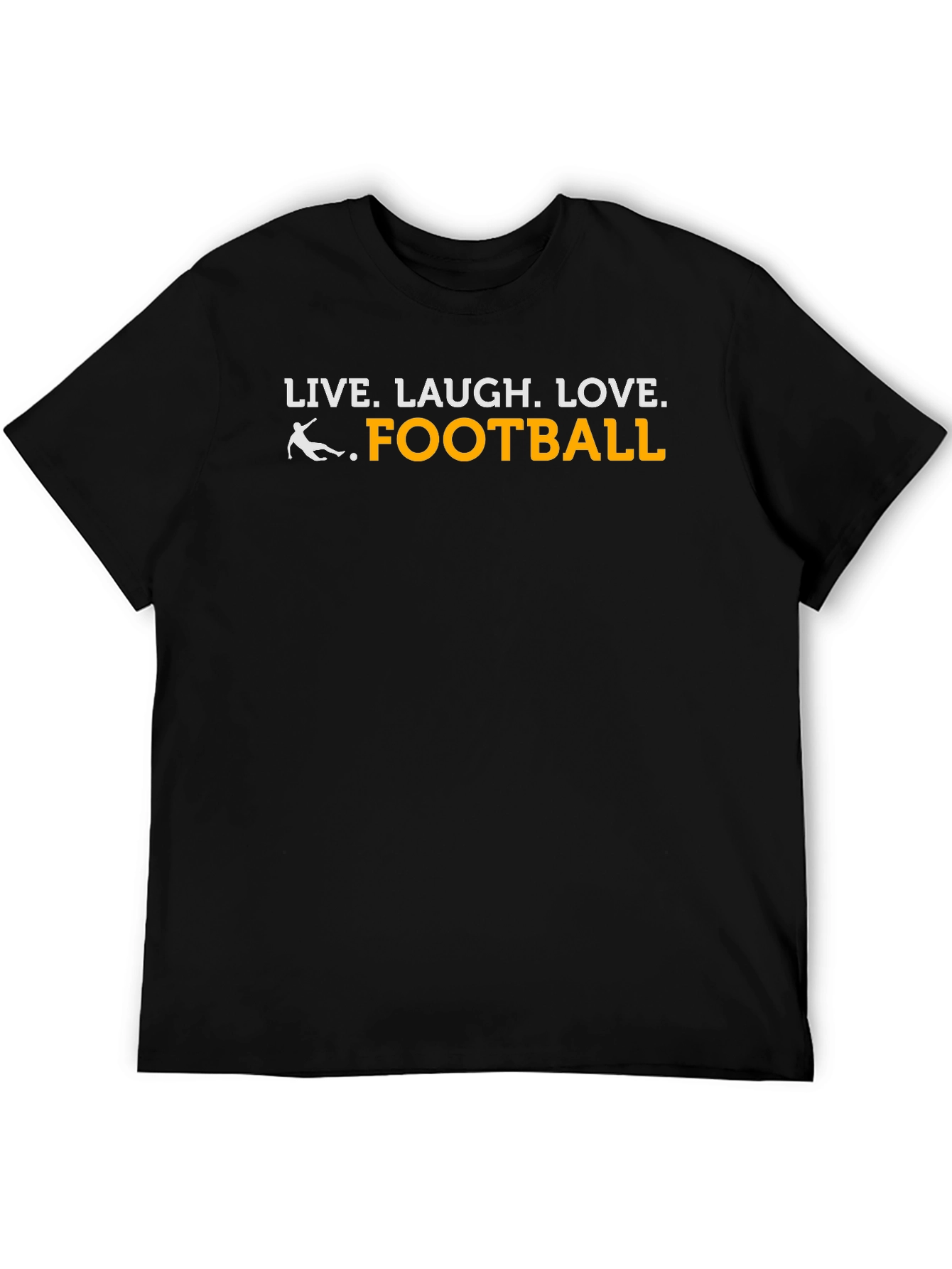 Live Laugh Love Football T-Shirt