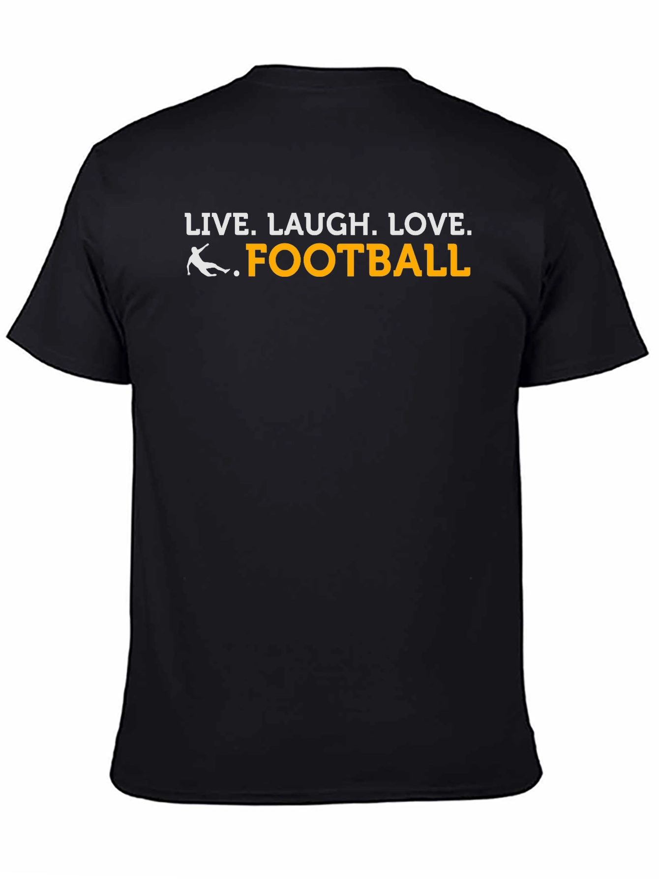 Live Laugh Love Football T-Shirt