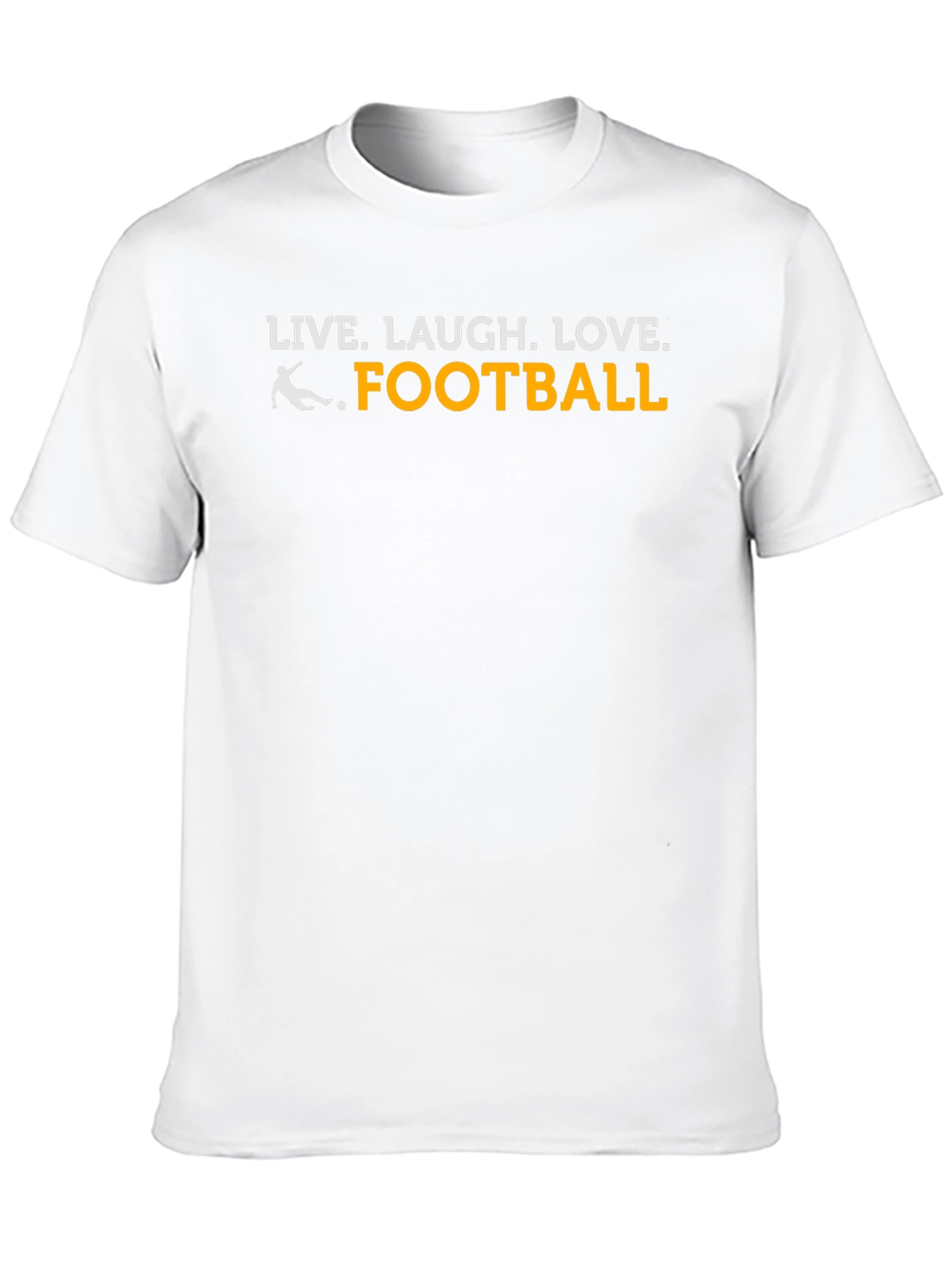 Live Laugh Love Football T-Shirt