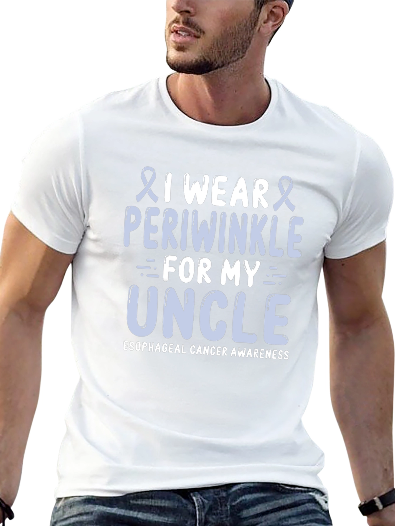 I Wear Periwinkle For My Uncle T-Shirt
