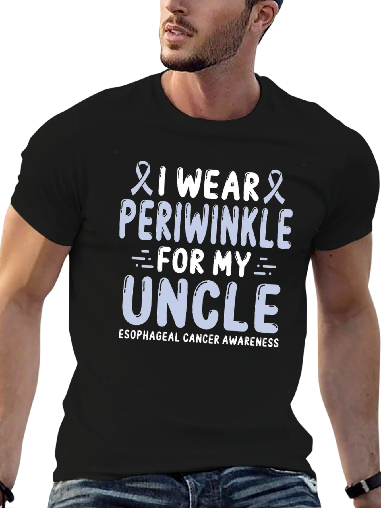 I Wear Periwinkle For My Uncle T-Shirt