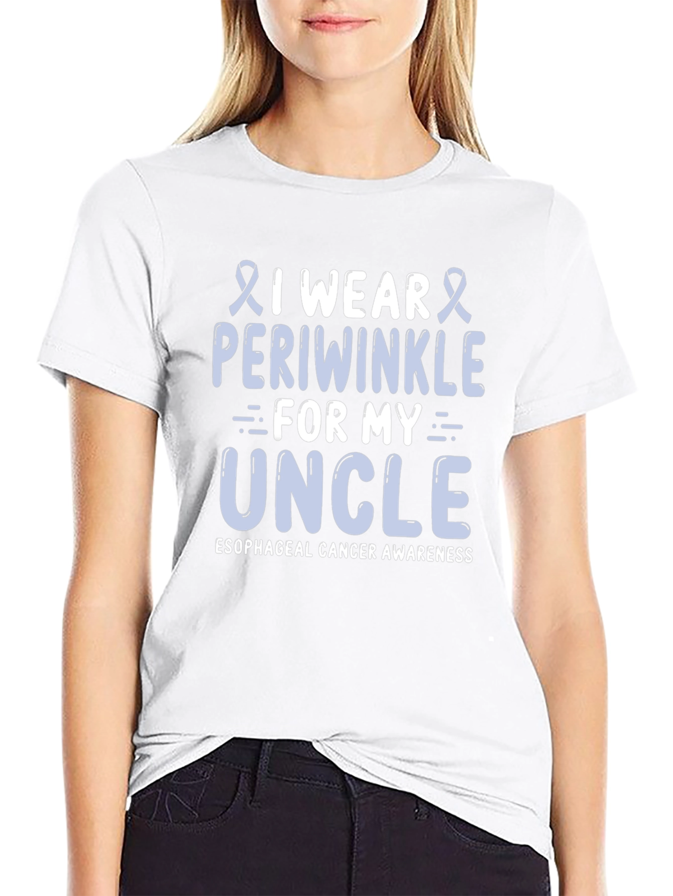 I Wear Periwinkle For My Uncle T-Shirt