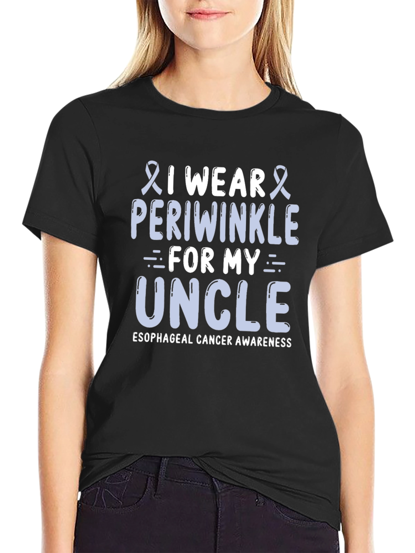 I Wear Periwinkle For My Uncle T-Shirt