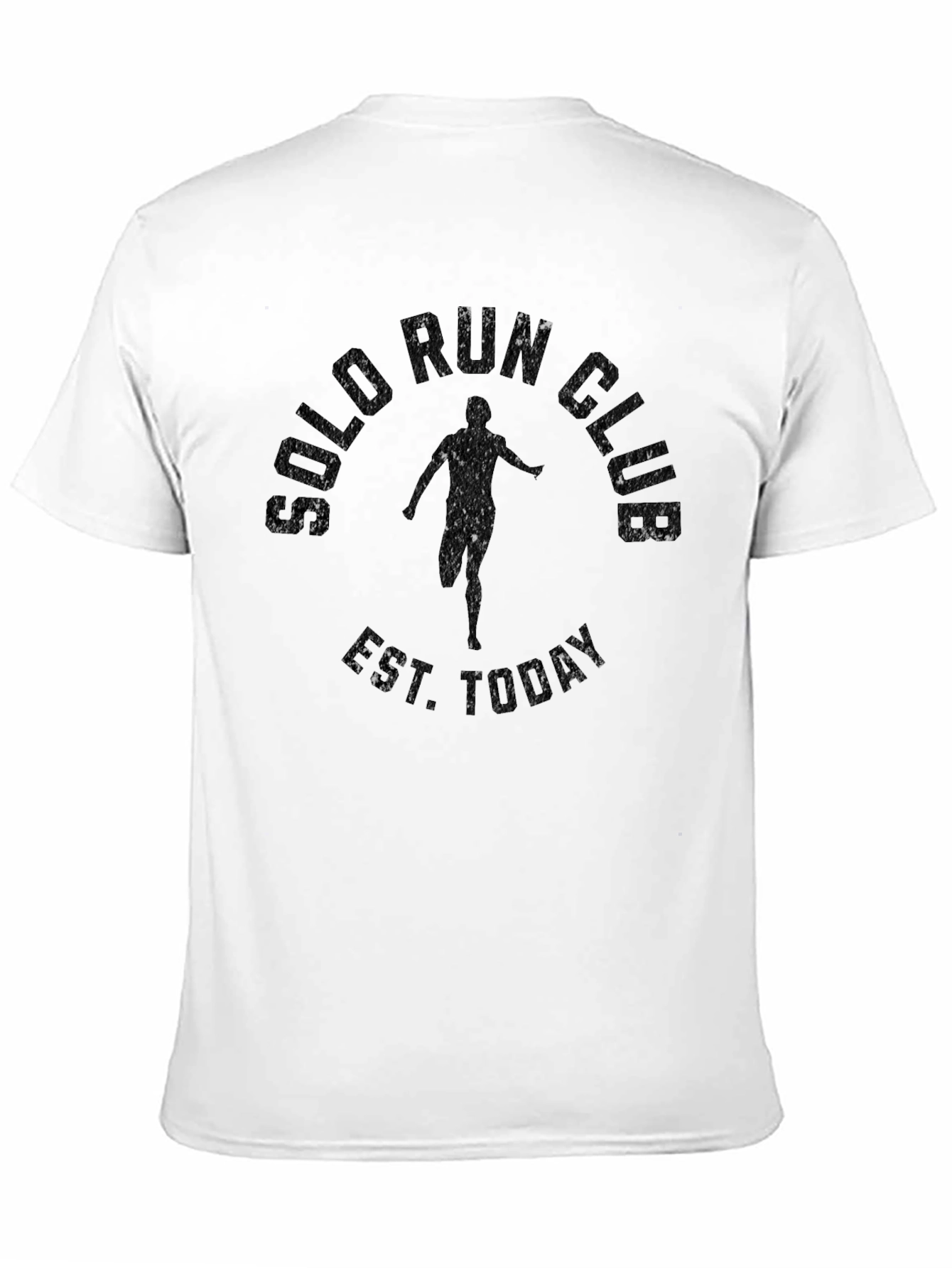 Solo Run Club T-Shirt - Black Graphic Tee