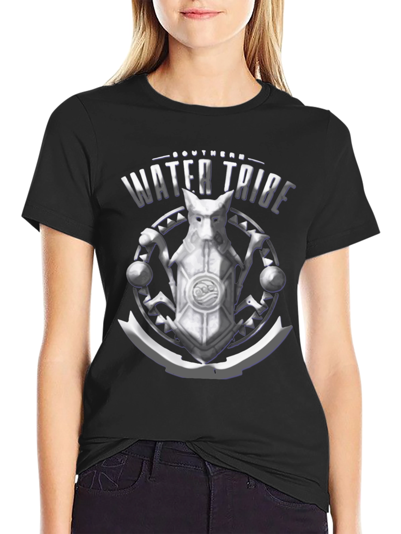 Southern Water Tribe T-Shirt - Avatar Inspired Black Tee