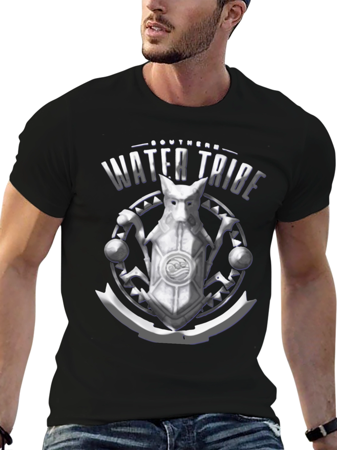 Southern Water Tribe T-Shirt - Avatar Inspired Black Tee
