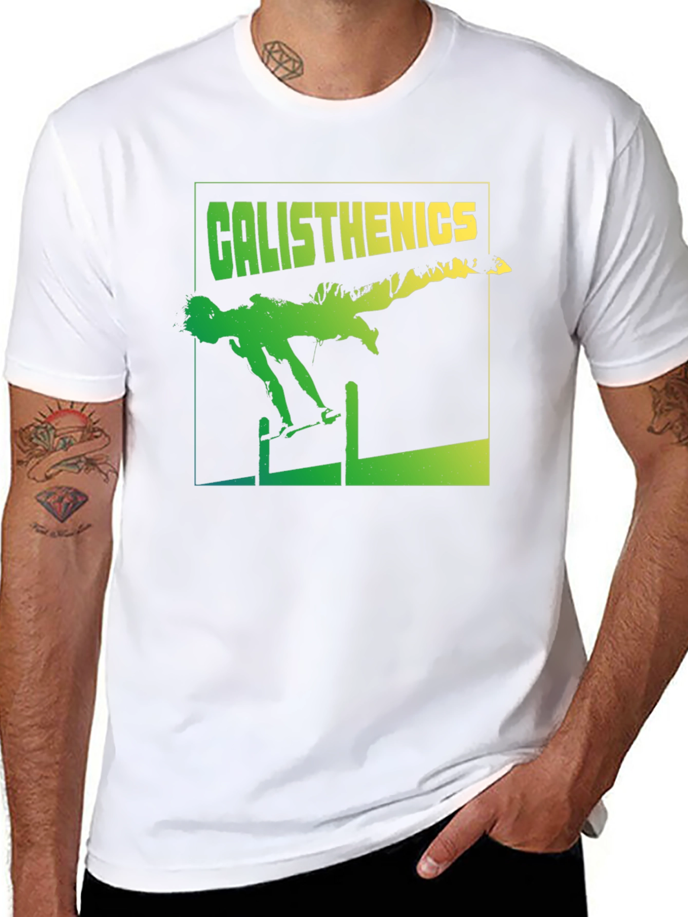 Calisthenics T-Shirt - Black Graphic Tee