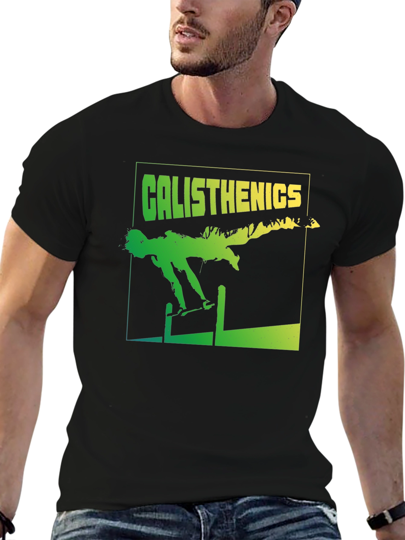 Calisthenics T-Shirt - Black Graphic Tee