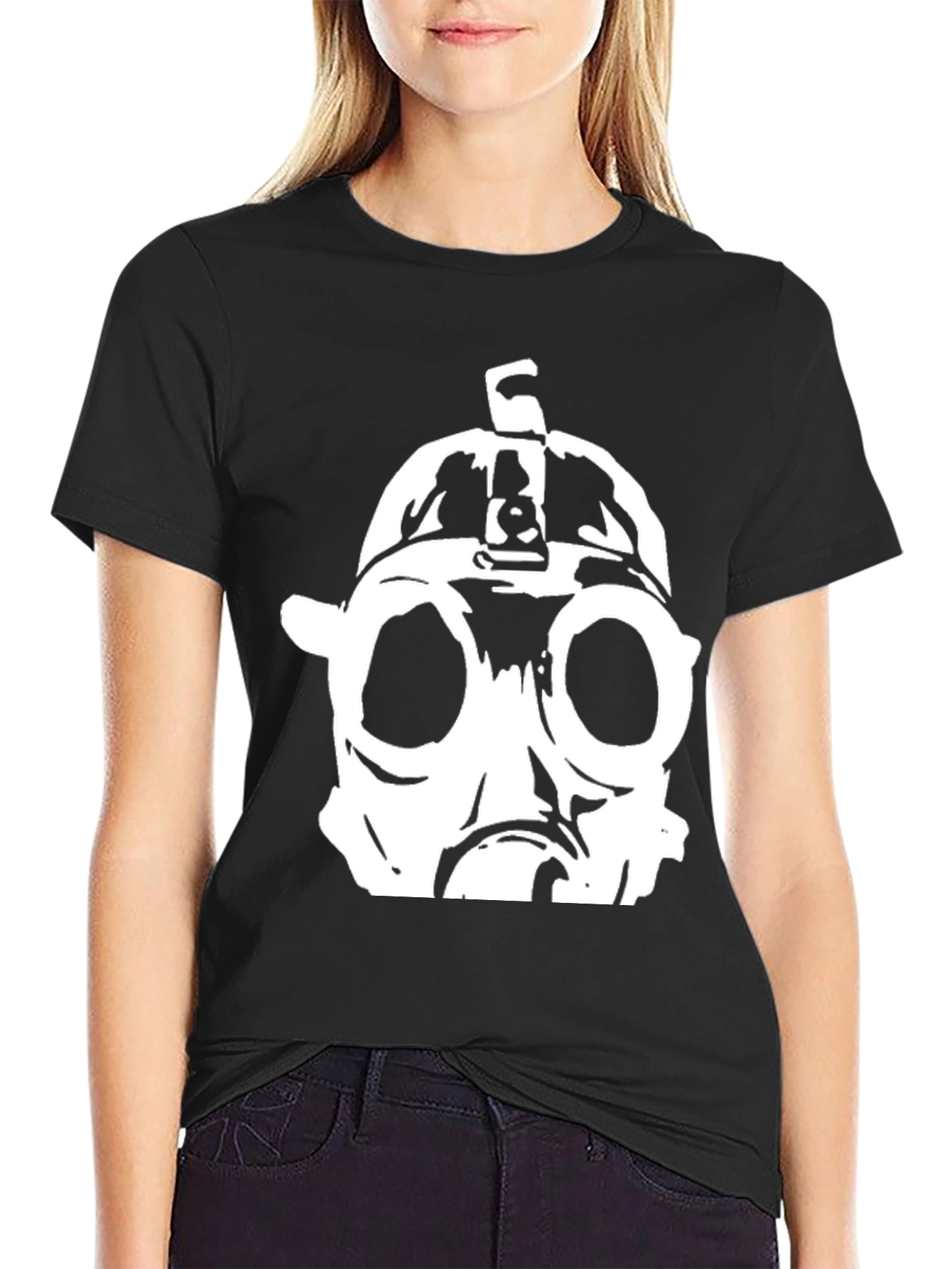 Gas Mask Graphic Tee - Bold Statement Shirt