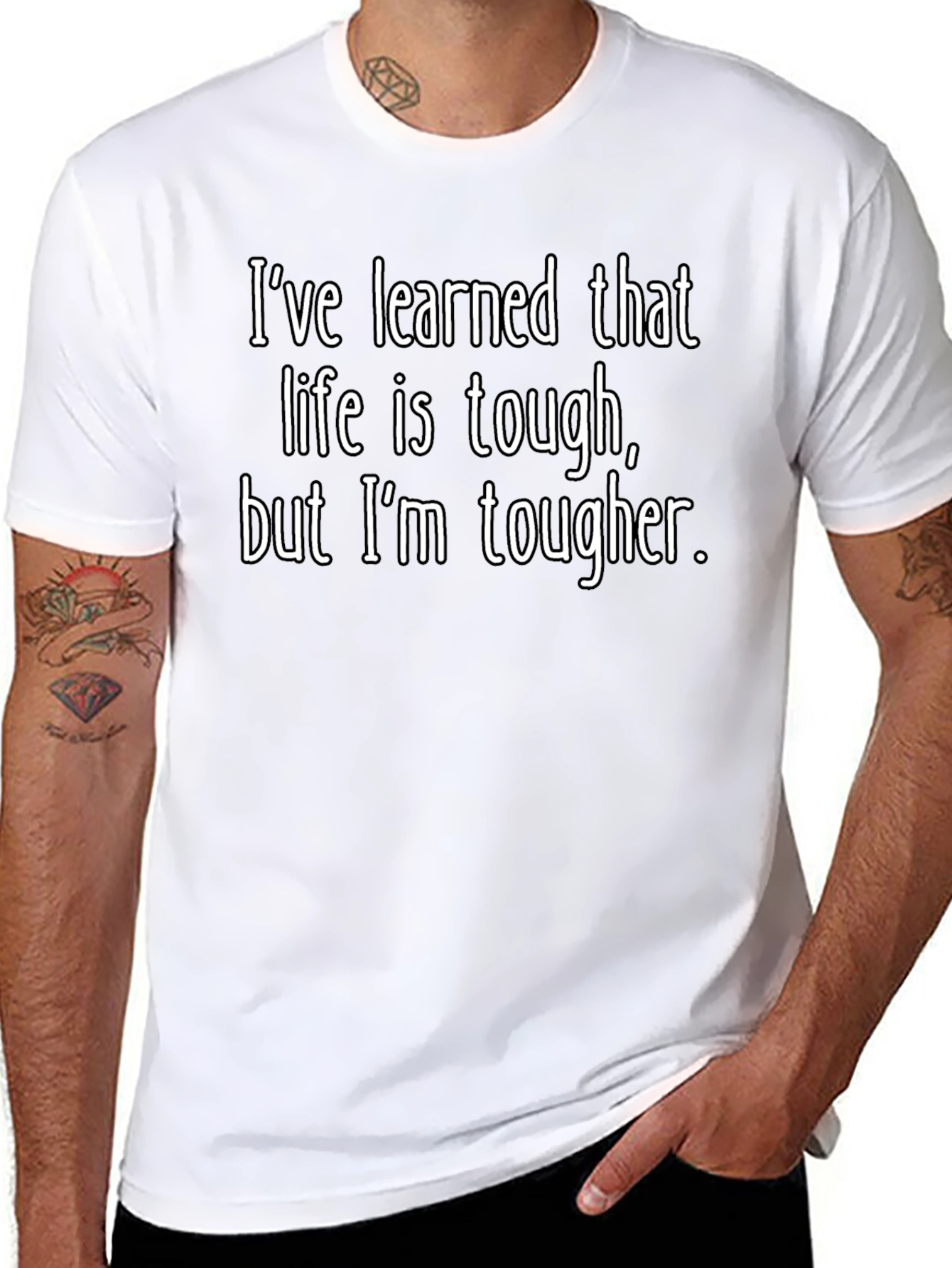 Tough Life T-Shirt - Bold Statement Tee