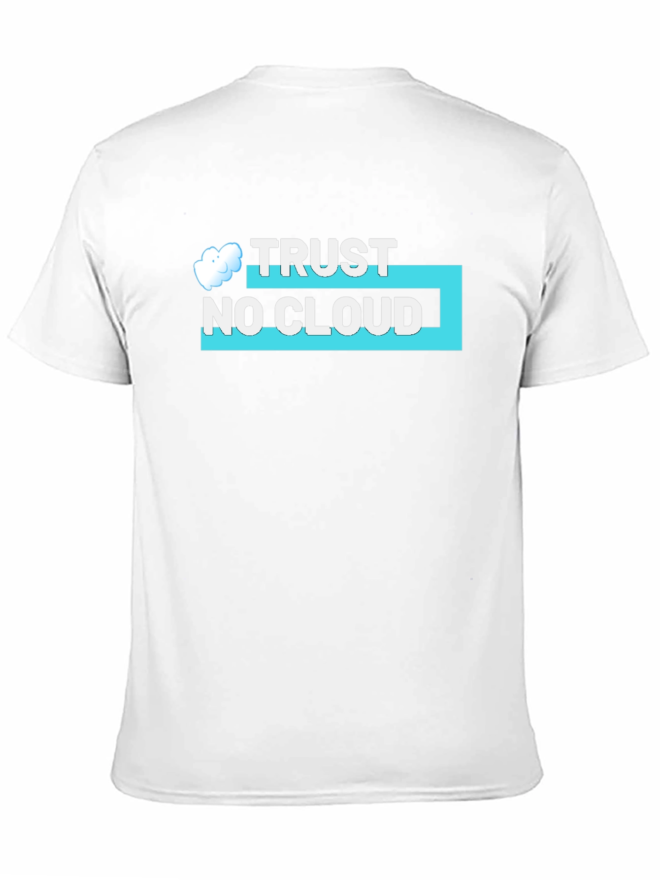 Trust No Cloud Black Graphic Tee