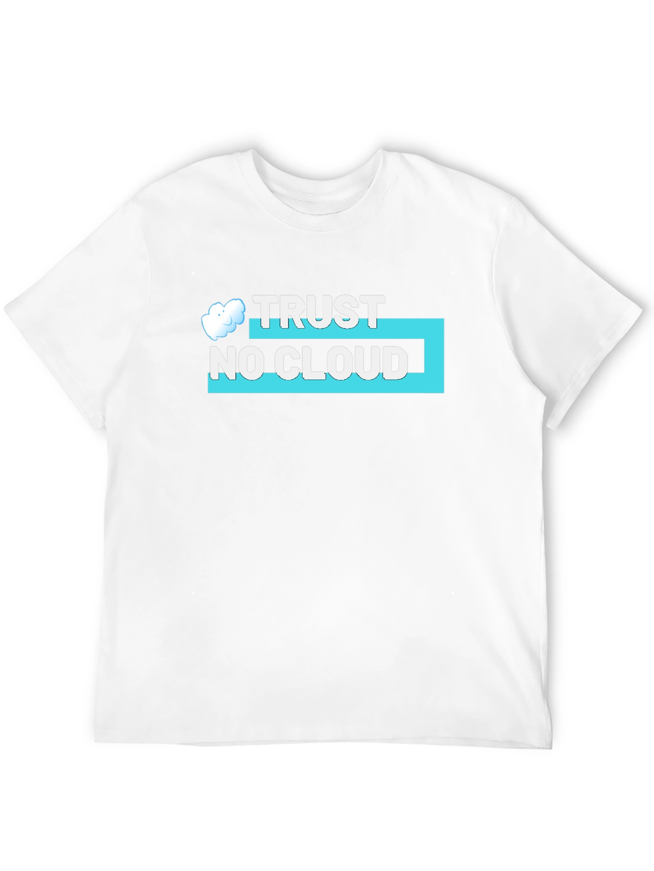 Trust No Cloud Black Graphic Tee