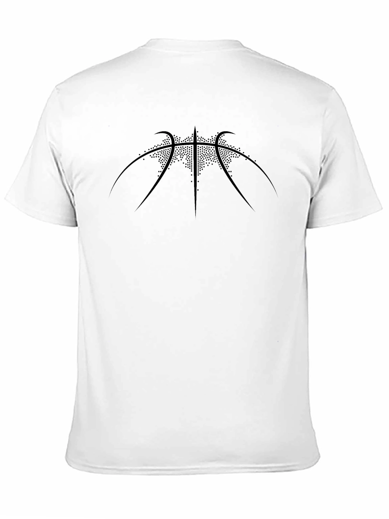 Mens Black Basketball Graphic T-Shirt