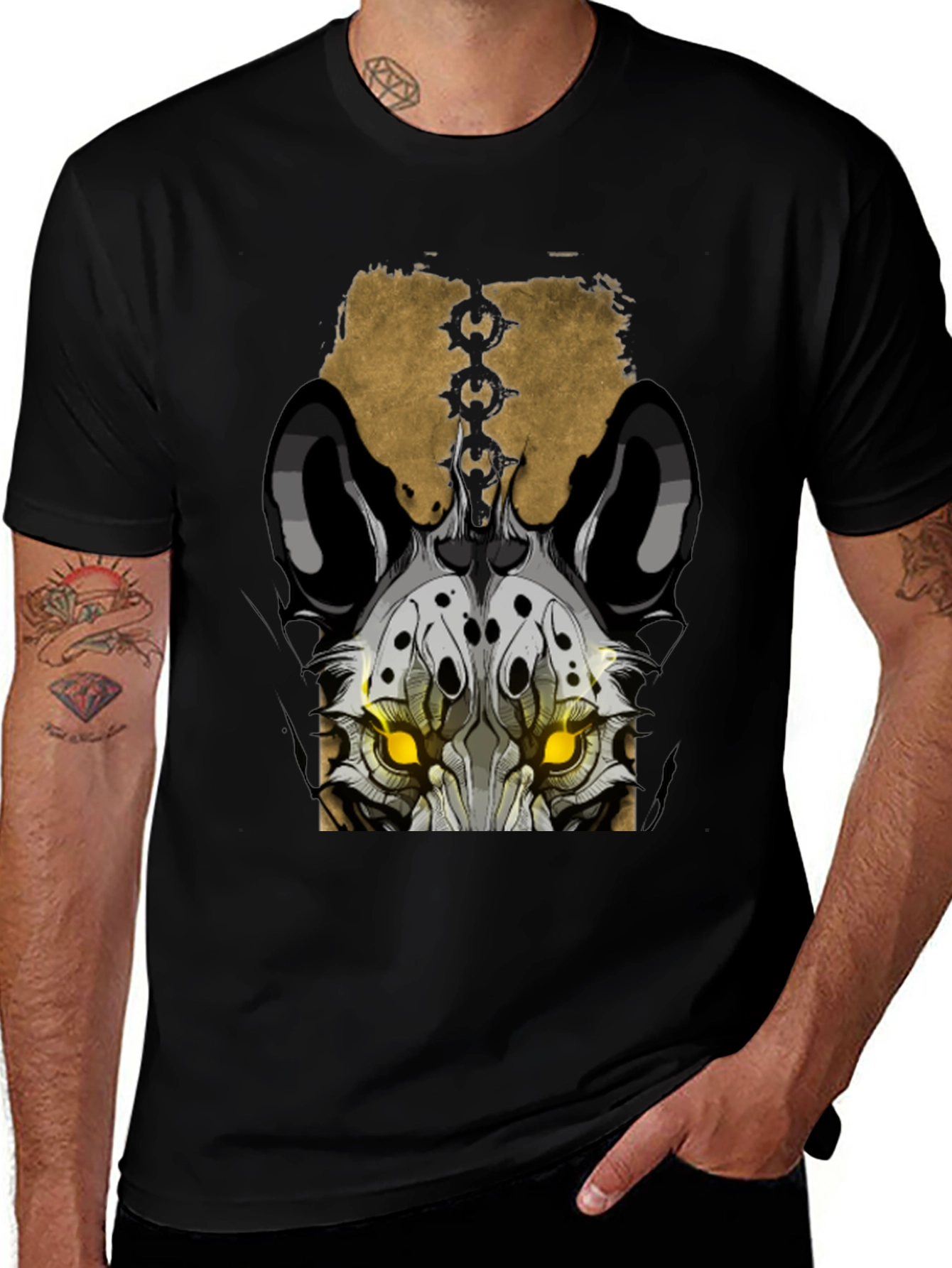 Eye of the Beast Graphic T-Shirt - Black
