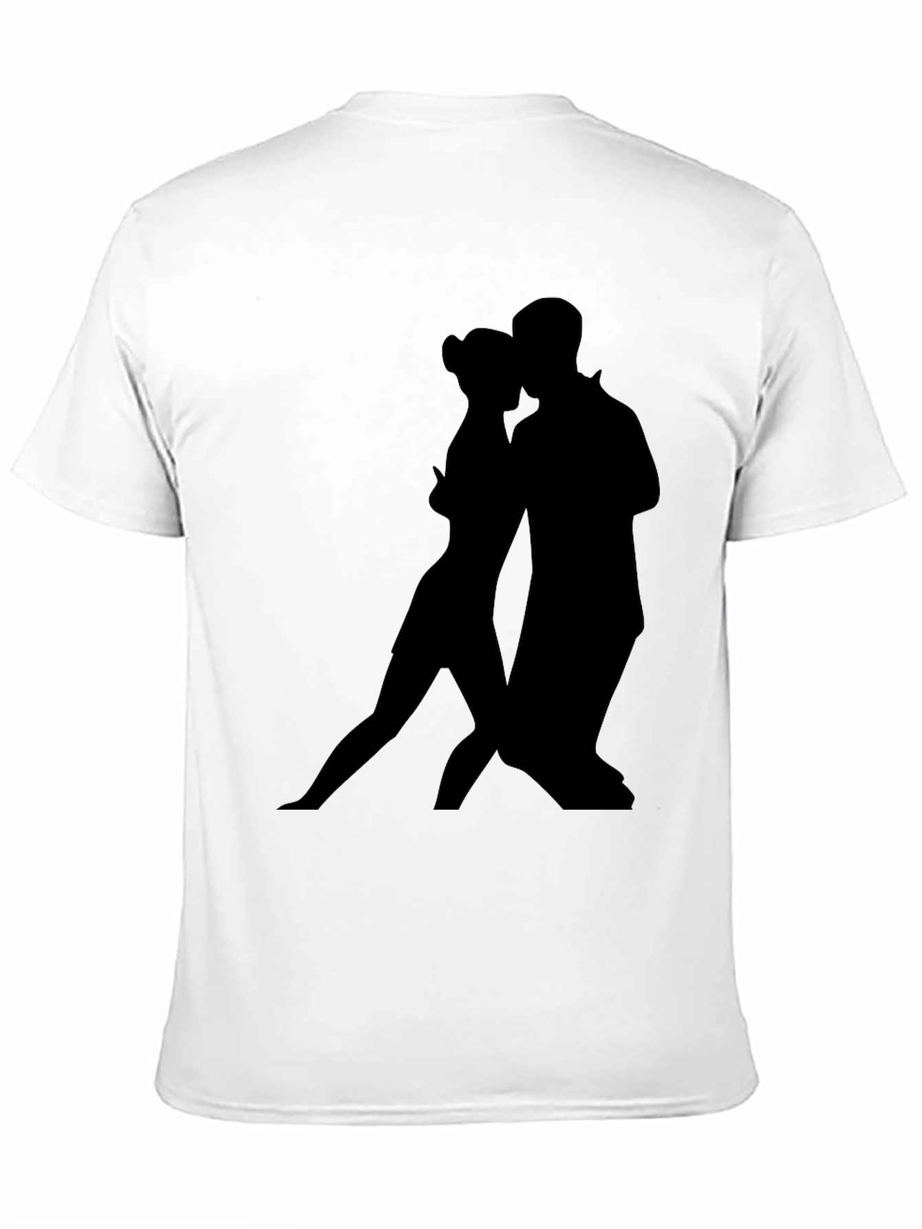 Tango Silhouette Graphic Tee - Stylish Black Shirt