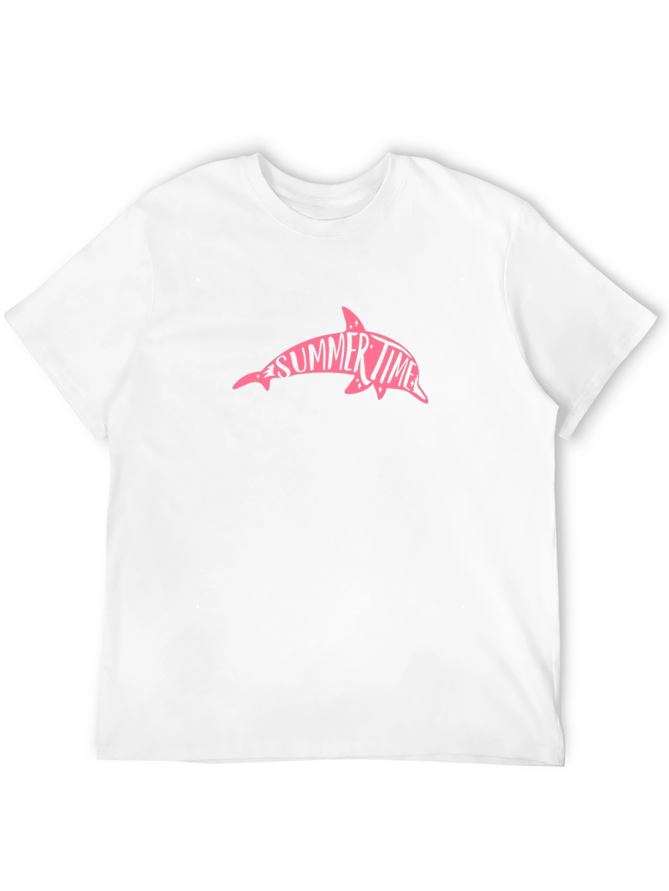 Summer Time Dolphin Black T-Shirt