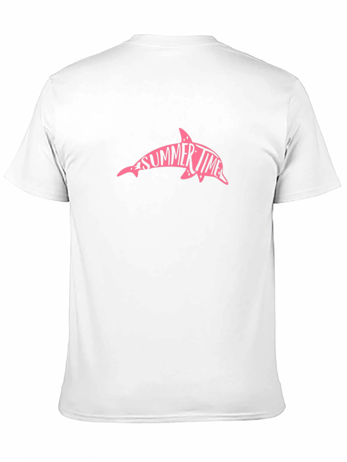 Summer Time Dolphin Black T-Shirt
