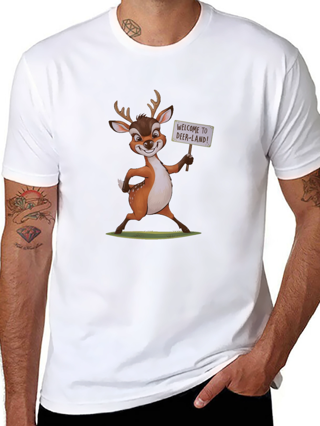 Welcome to Deer-Land Tee