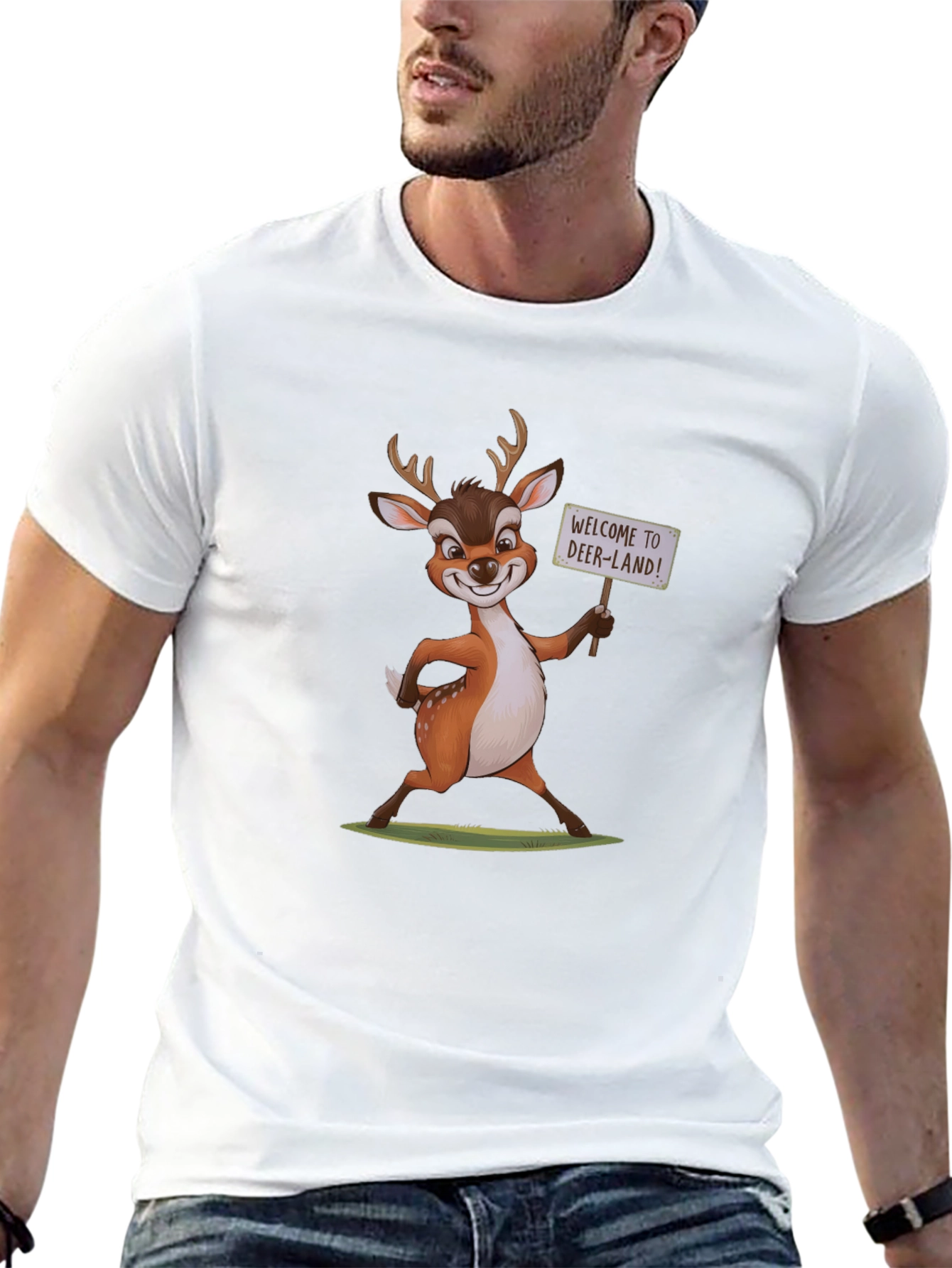 Welcome to Deer-Land Tee