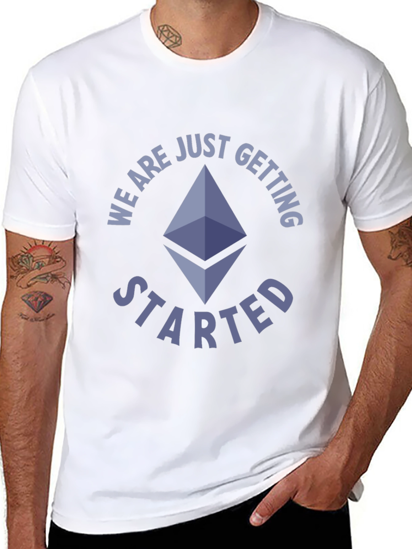 Ethereum Crypto T-Shirt - We Are Just Getting Started