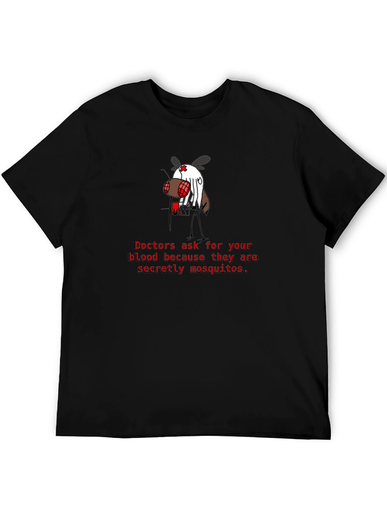 Funny Doctors Mosquitoes Graphic T-Shirt