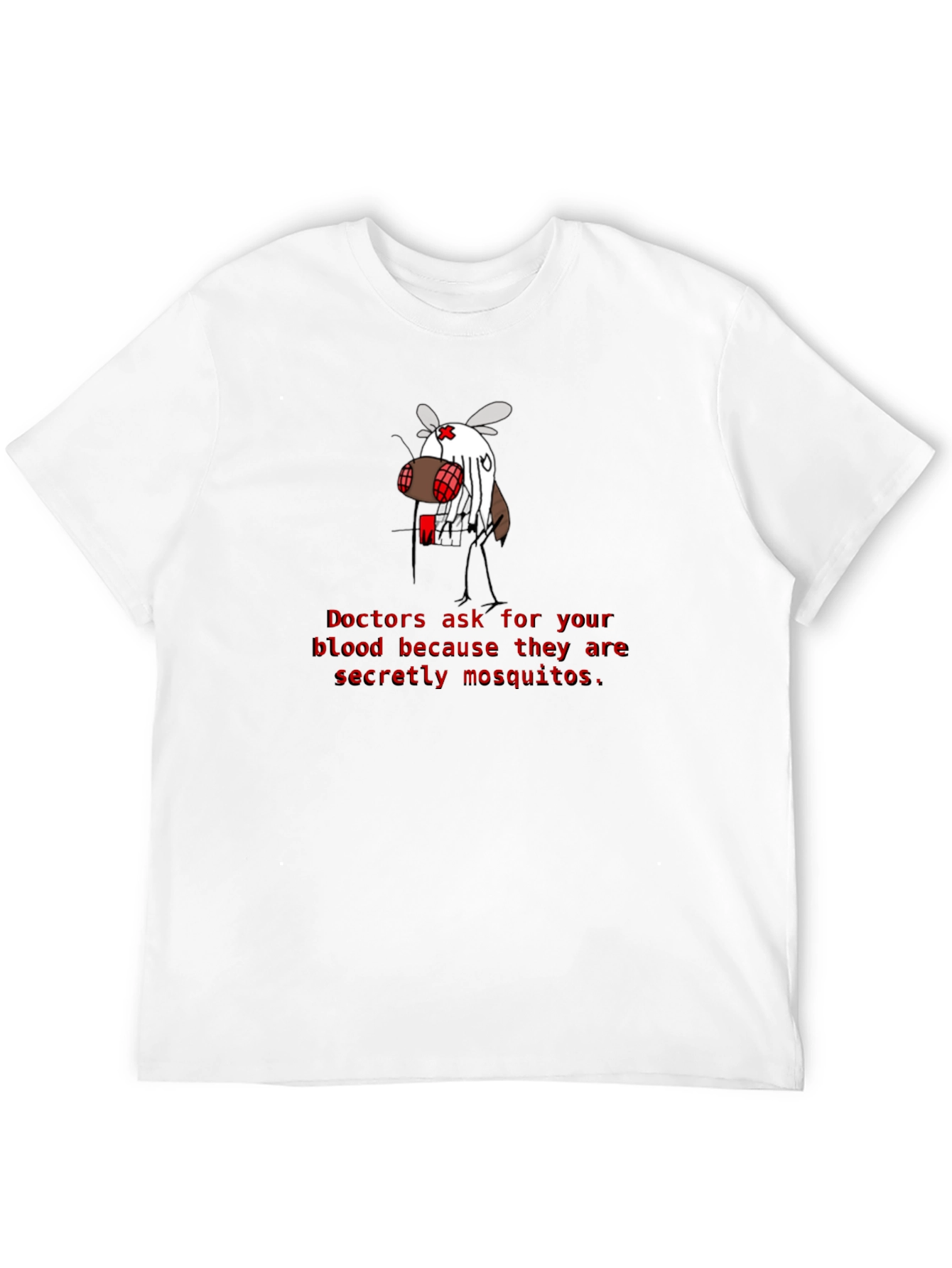 Funny Doctors Mosquitoes Graphic T-Shirt