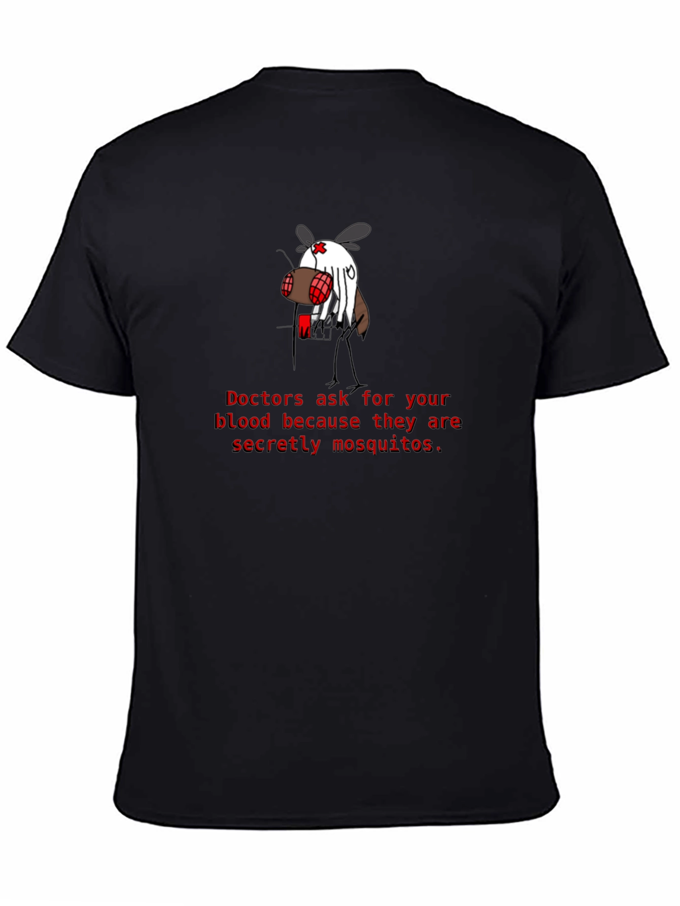 Funny Doctors Mosquitoes Graphic T-Shirt