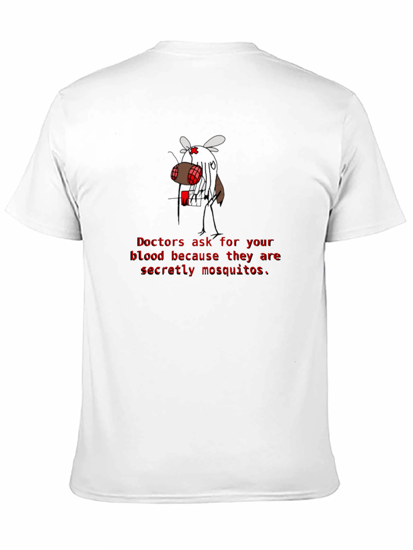 Funny Doctors Mosquitoes Graphic T-Shirt