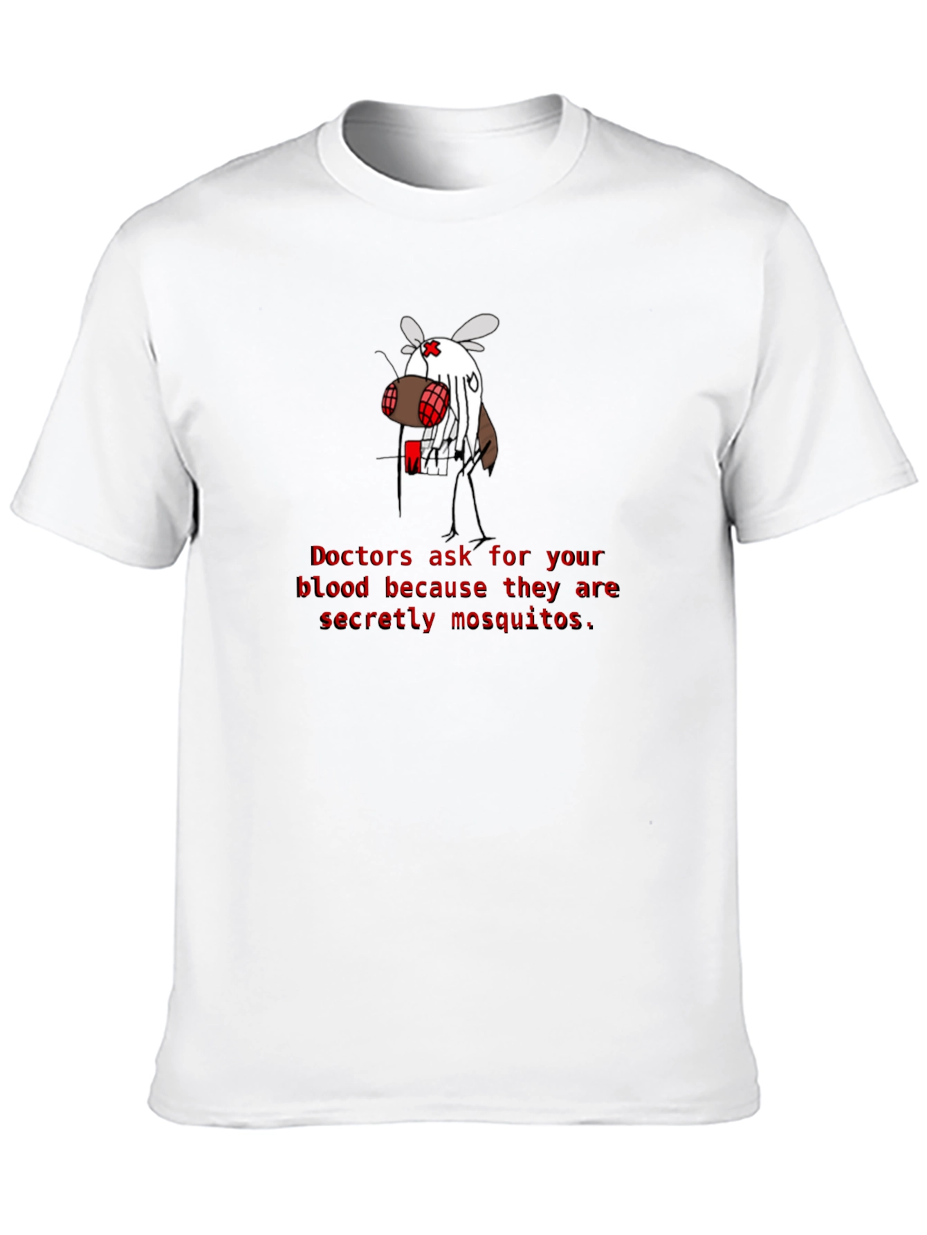 Funny Doctors Mosquitoes Graphic T-Shirt