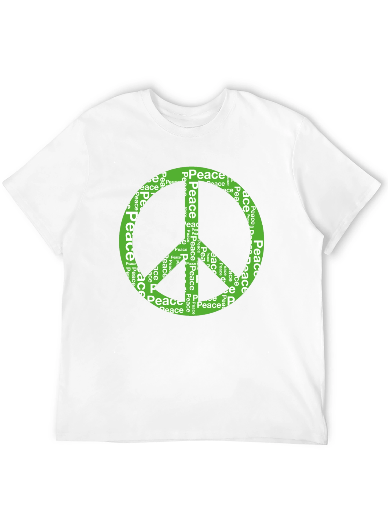 Peace Sign Graphic Tee - Black