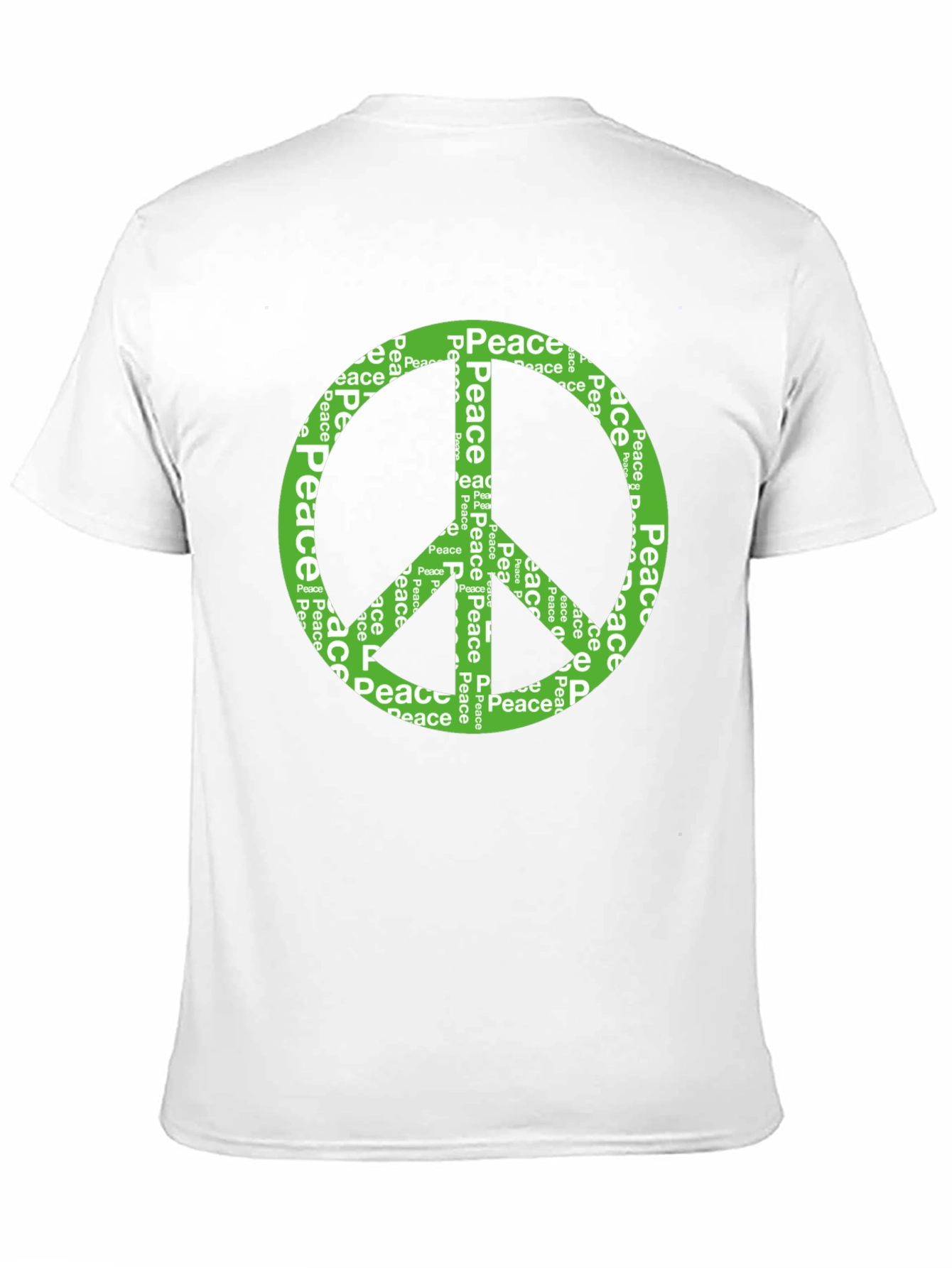 Peace Sign Graphic Tee - Black
