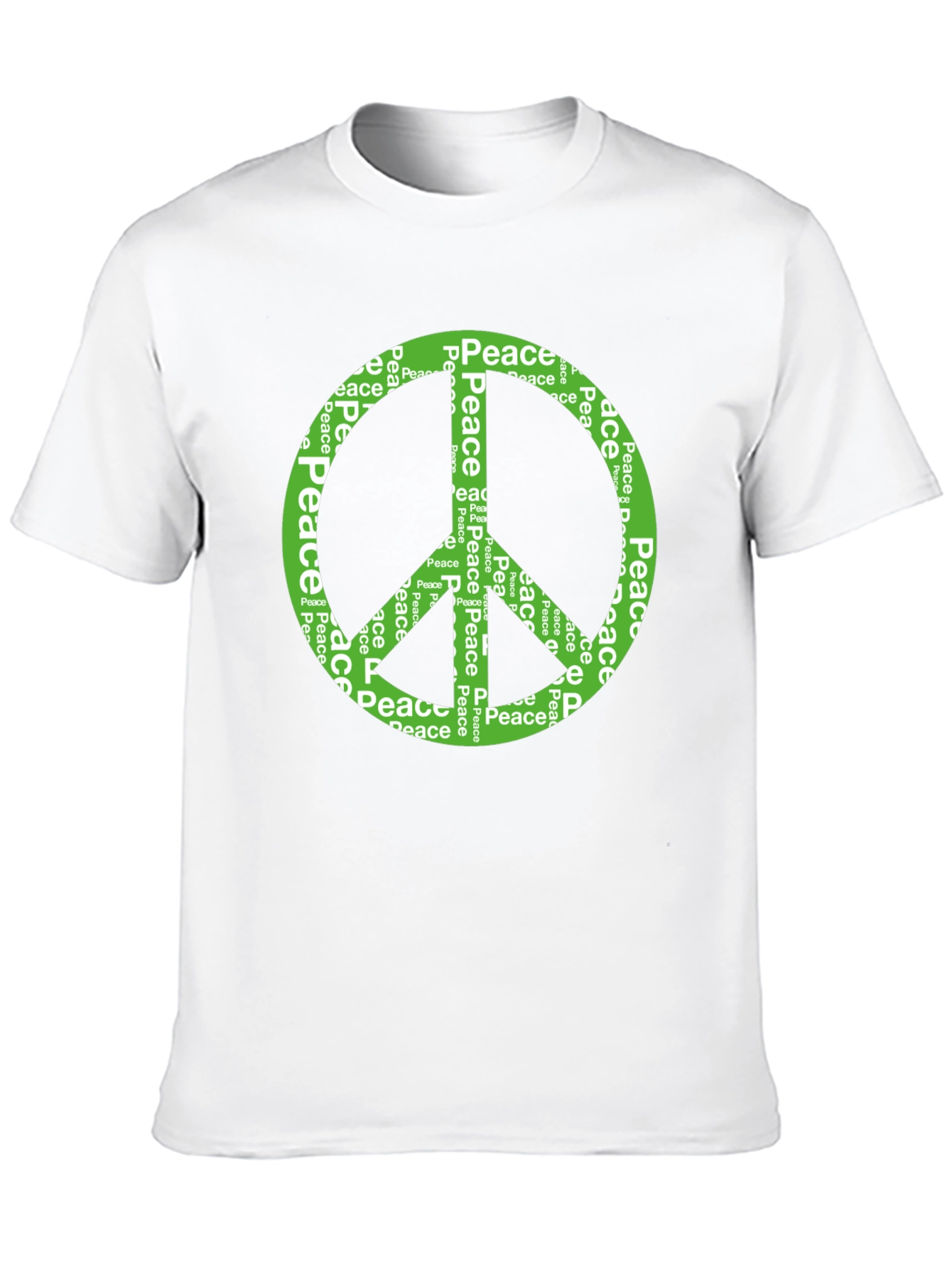 Peace Sign Graphic Tee - Black